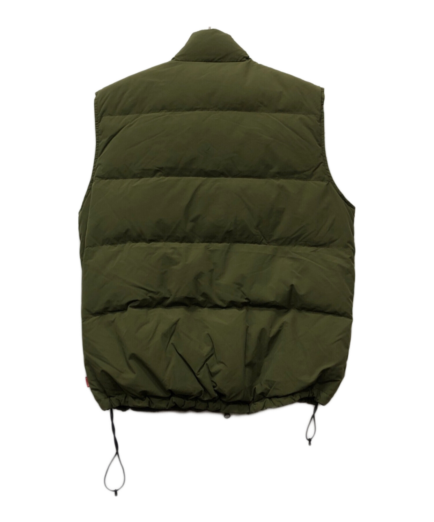 Stussy オリーブ キルティングベスト STUSSY（ステューシー） ジャケット メンズ Recycled Nylon Liner