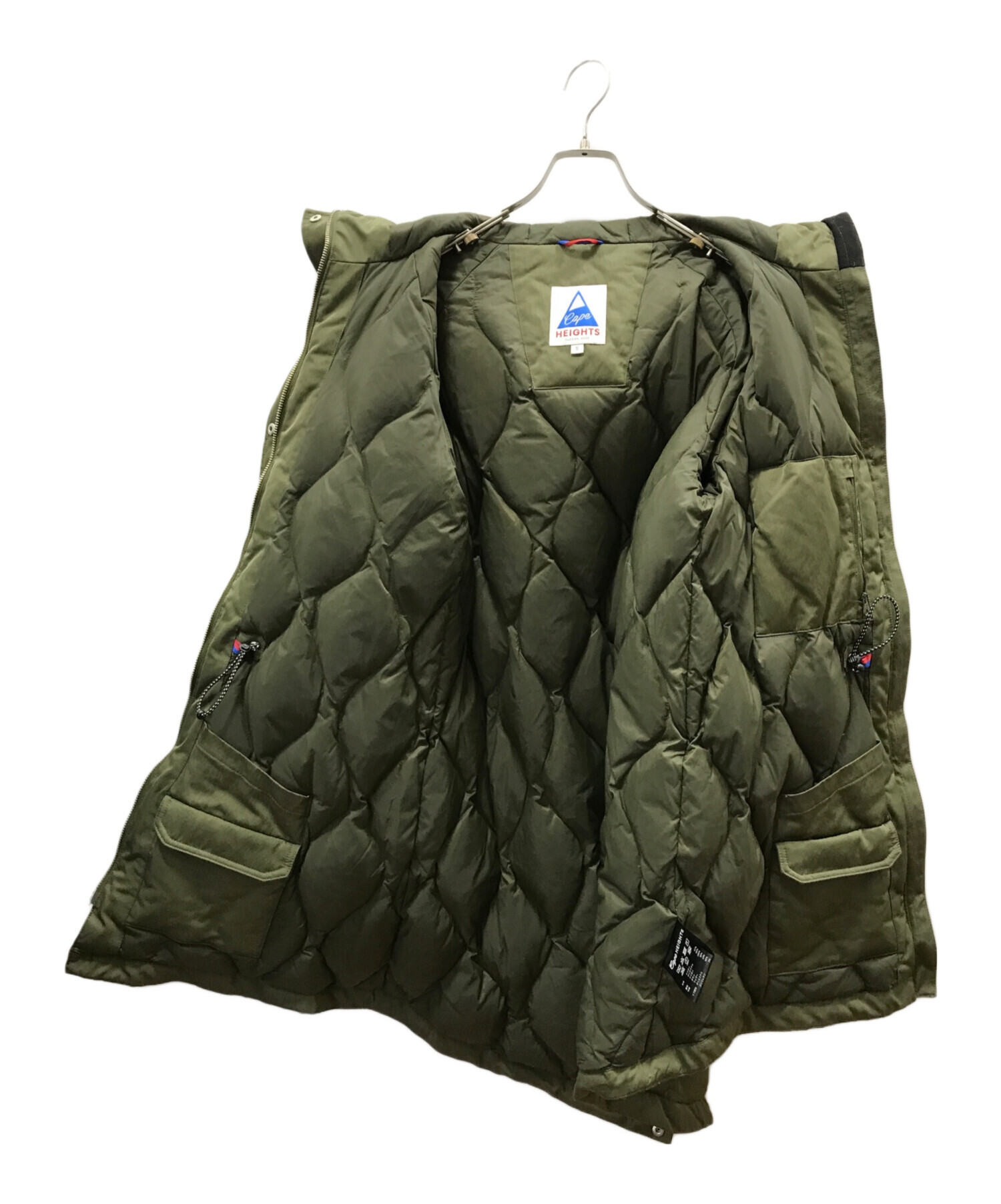 中古・古着通販】CAPE HEIGHTS (ケープハイツ) ダウンコート カーキ