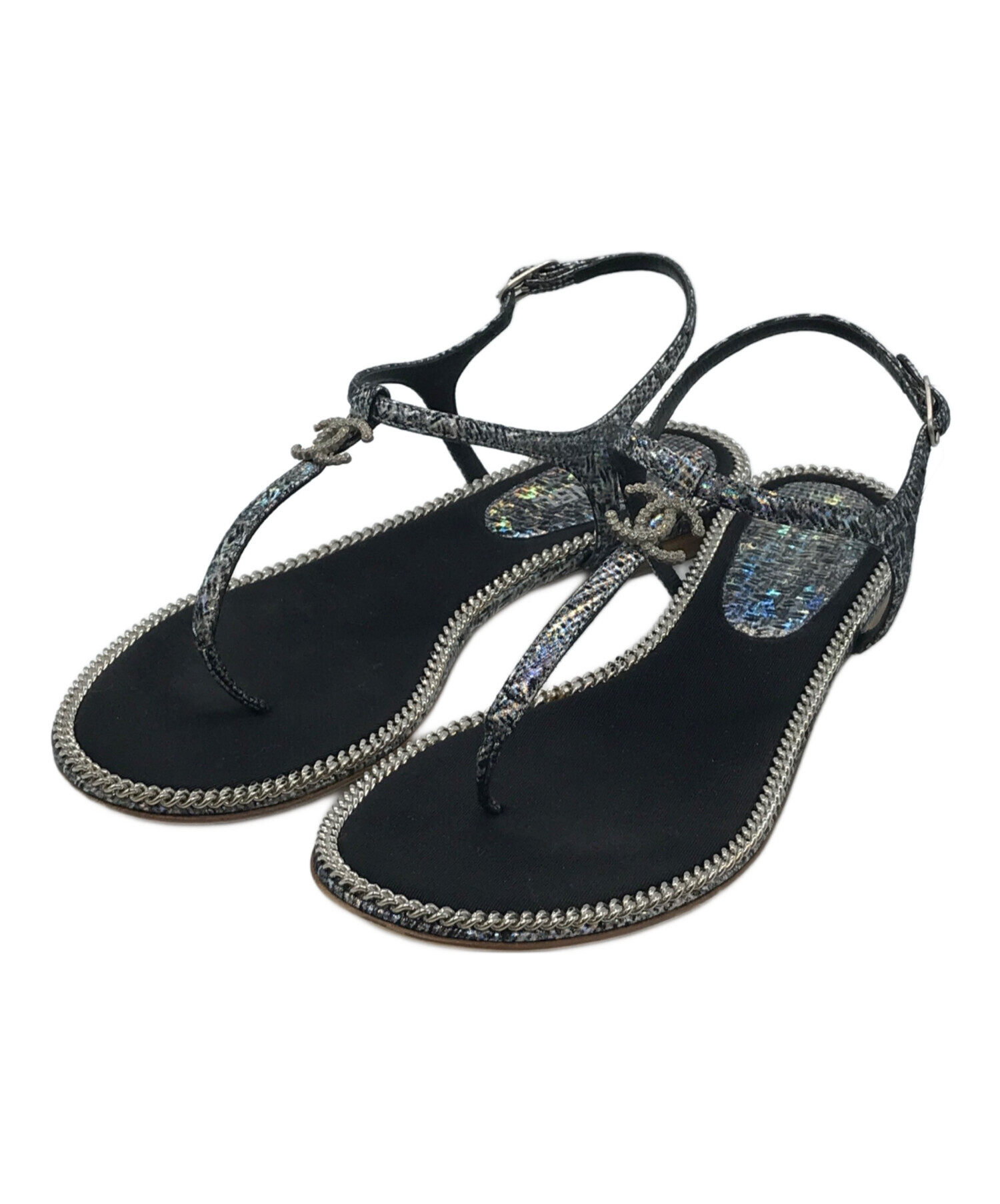 シャネルサンダル 37