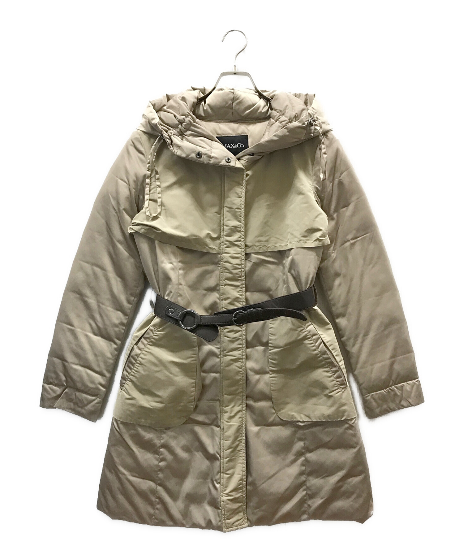 中古・古着通販】MAX&Co. (マックスアンドコー) ダウンコート ベージュ