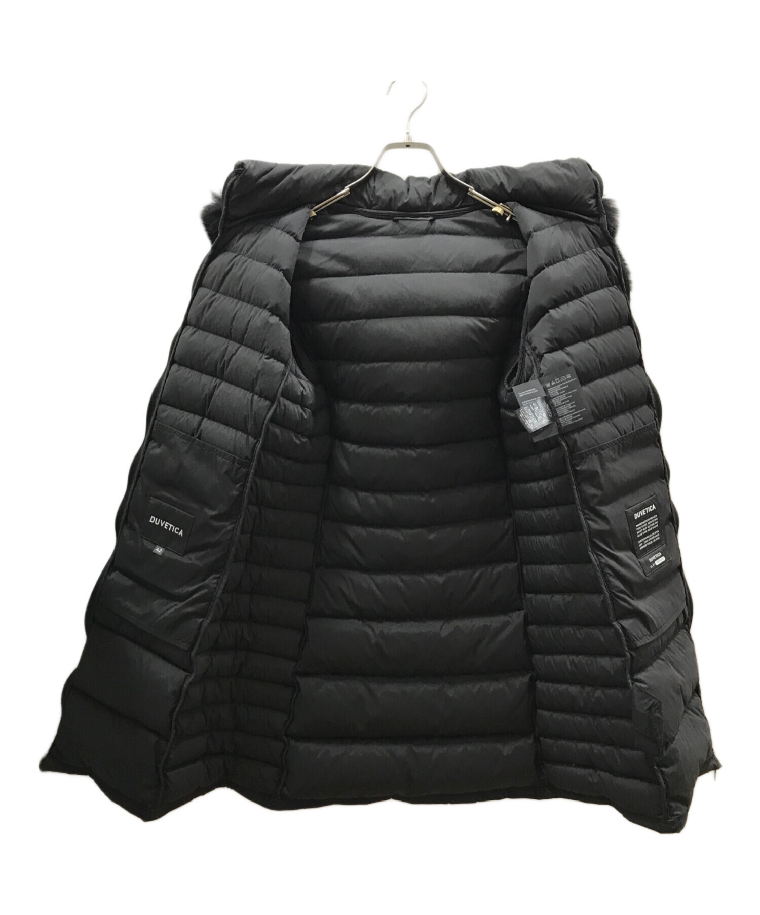 中古・古着通販】DUVETICA (デュベティカ) OCIROETRE black fur-fox