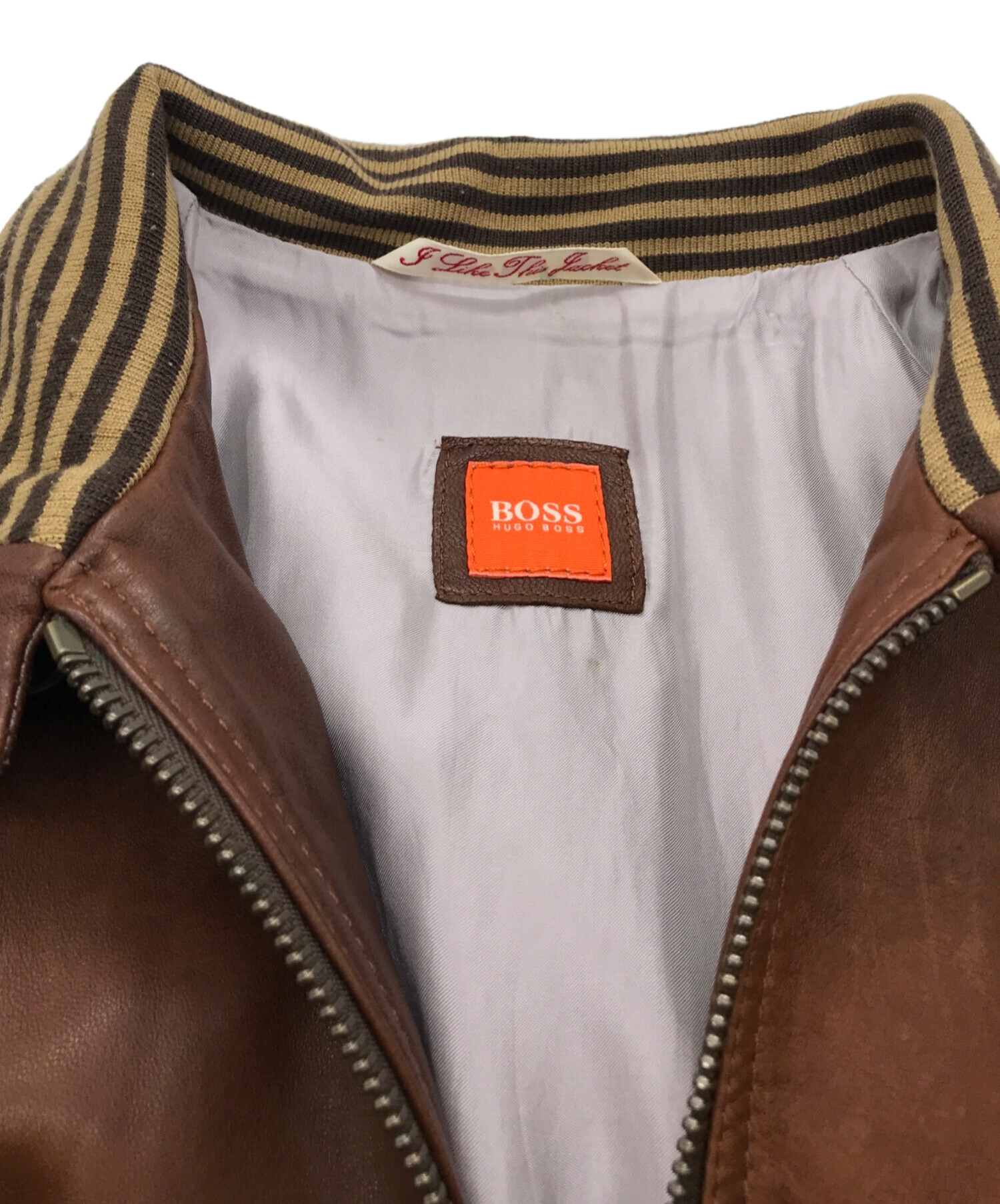 中古・古着通販】HUGO BOSS (ヒューゴ ボス) レザージャケット