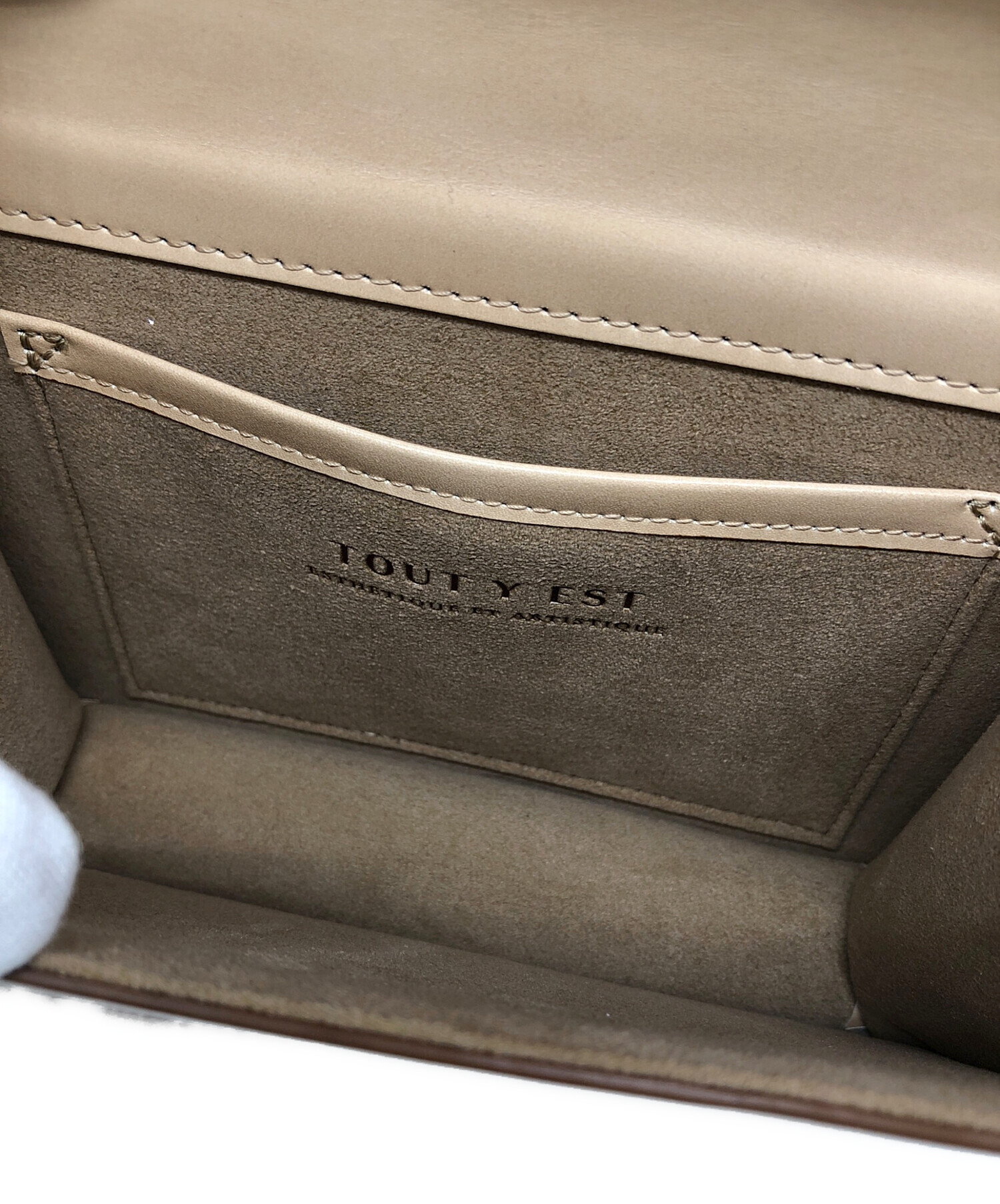 中古・古着通販】TOUT Y EST (トゥティエ) SAC PAUMELLE MINI/ポメル