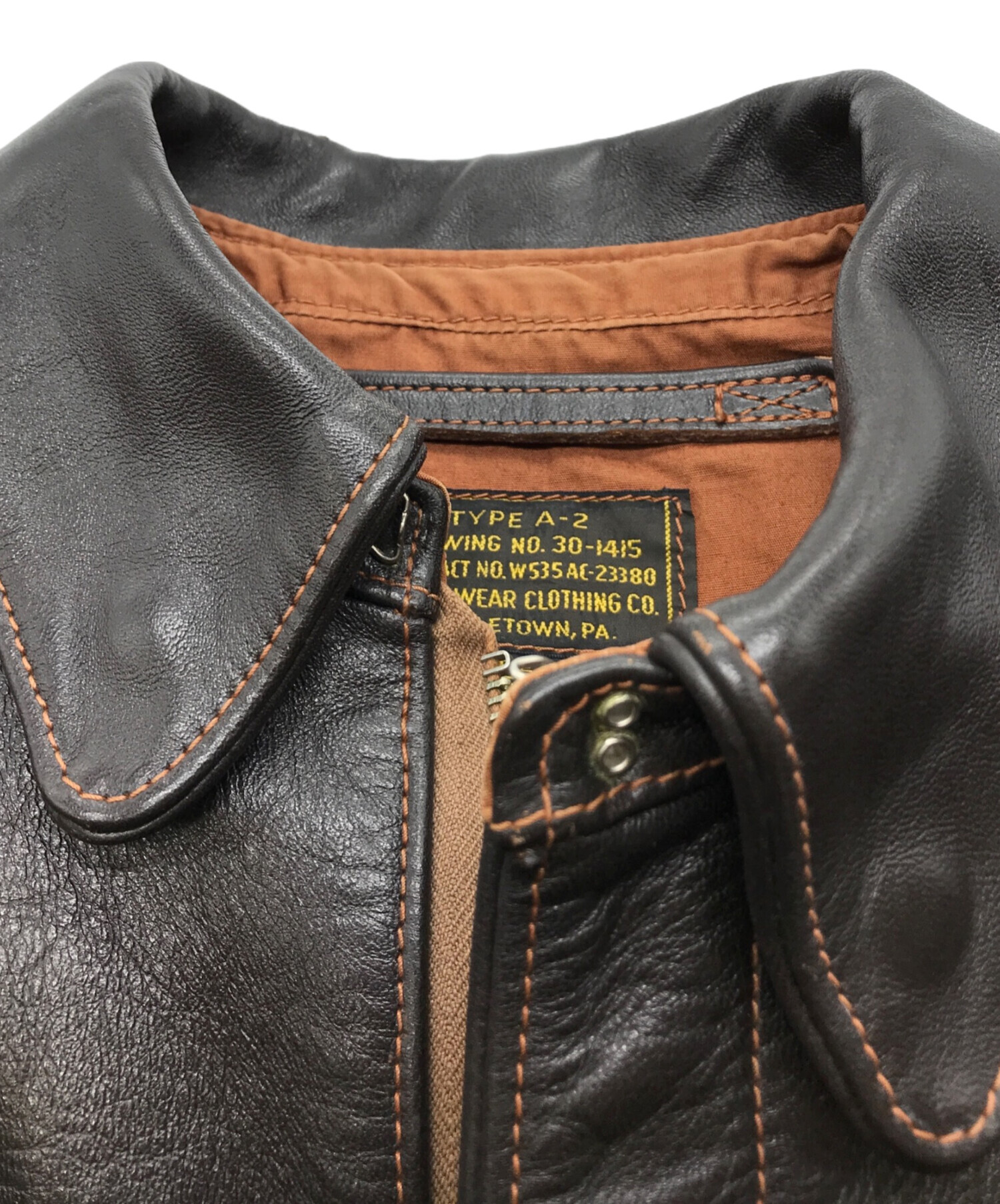 中古・古着通販】THE FEW (ザ・フュー) TYPE A-2 JACKET ブラウン