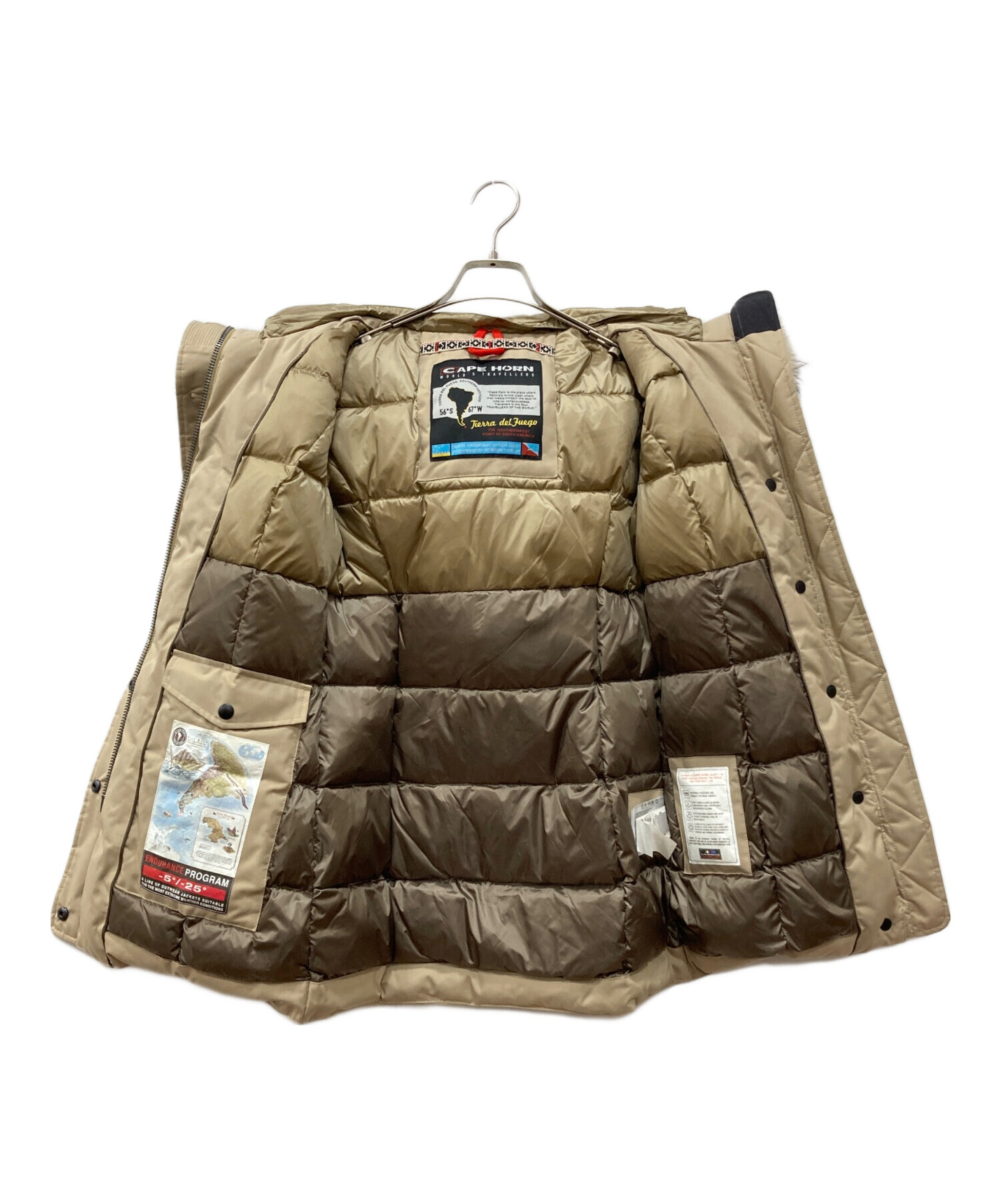 中古・古着通販】CAPE HORN (ケープホーン) ファー付ダウンジャケット
