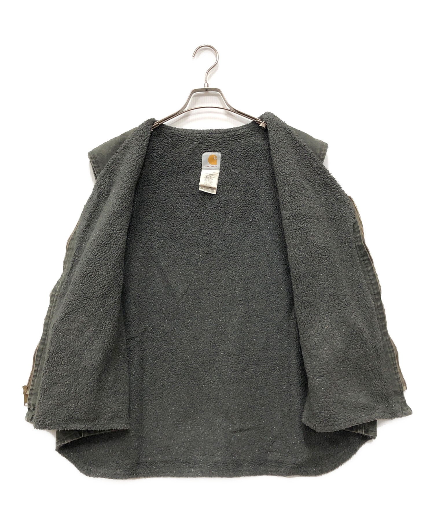 中古・古着通販】CarHartt (カーハート) シェルパダックベスト カーキ