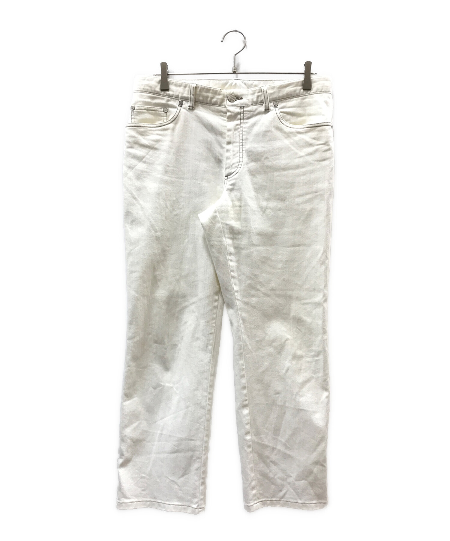 中古・古着通販】BRIONI (ブリオーニ) ホワイトデニムパンツ ホワイト 