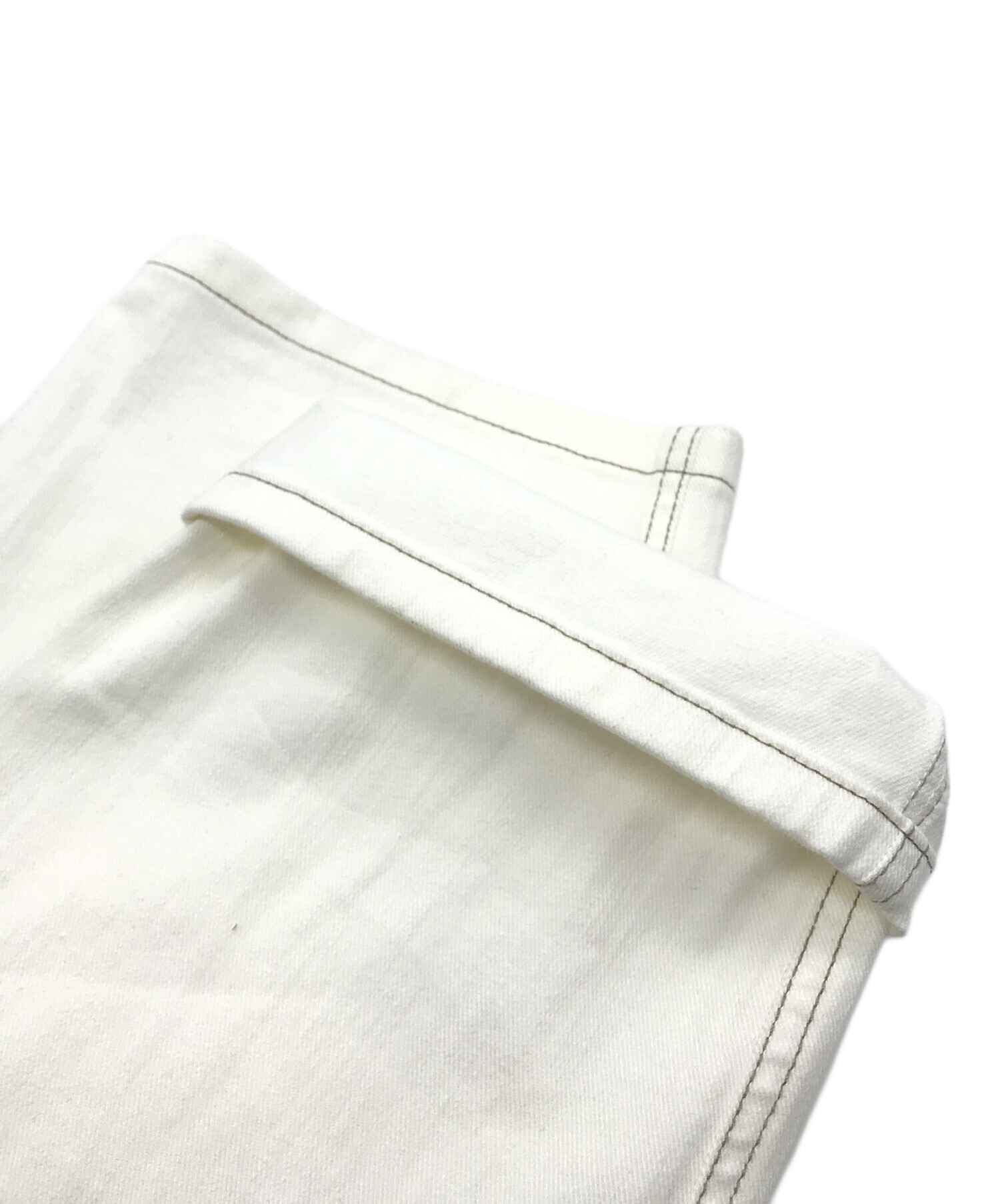 中古・古着通販】BRIONI (ブリオーニ) ホワイトデニムパンツ ホワイト 