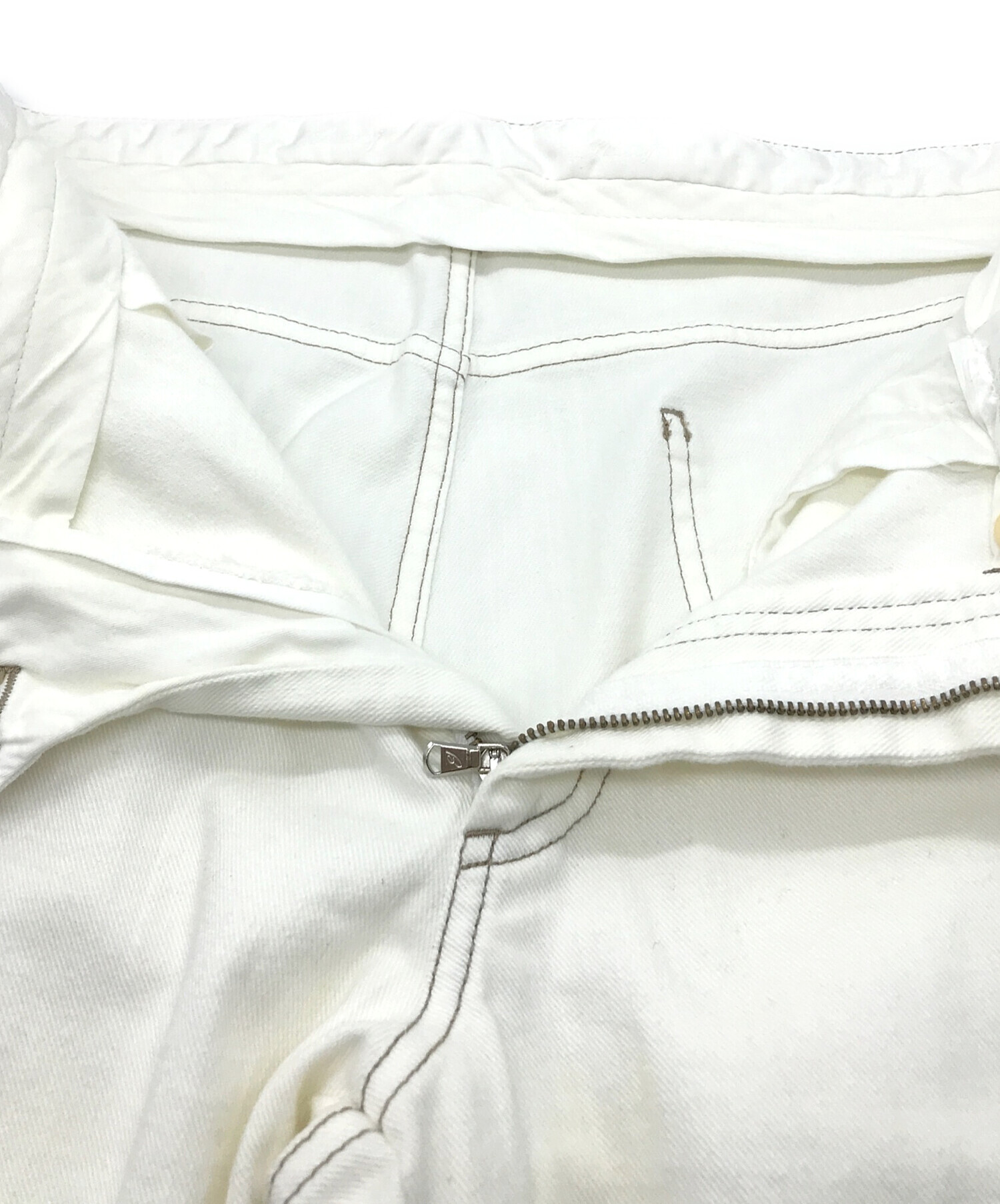中古・古着通販】BRIONI (ブリオーニ) ホワイトデニムパンツ ホワイト 