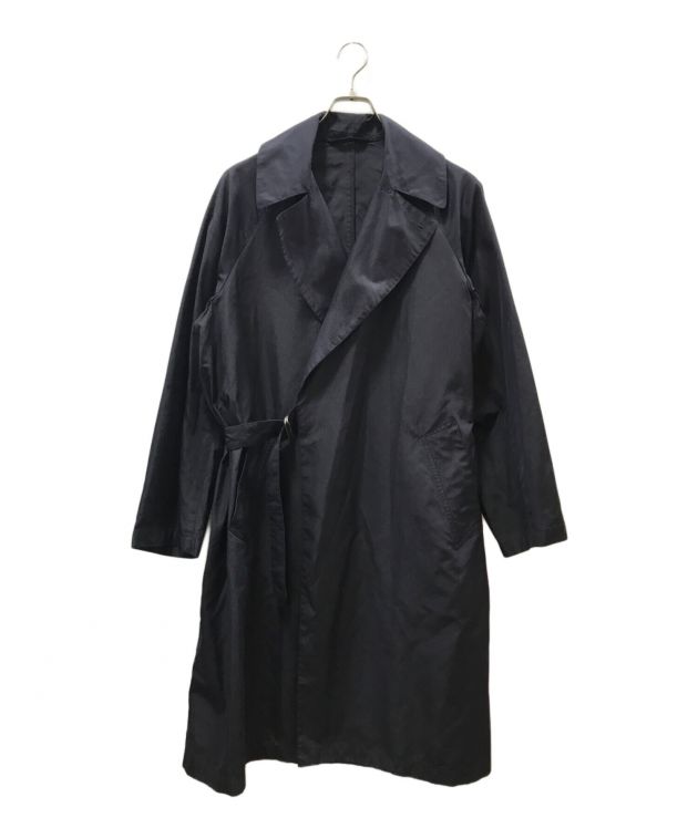 中古・古着通販】COMOLI (コモリ) シルクタイロッケンコート ネイビー