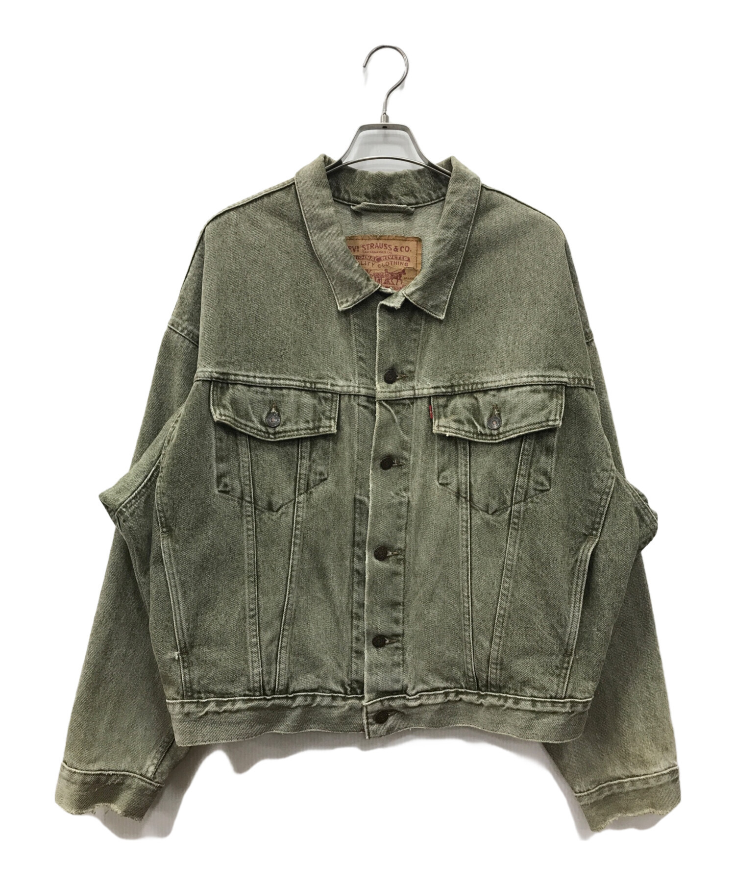 Levi Strauss & Co. グリーンデニムジャケット Lサイズ Levi Strauss & Co. グリーンデニムジャケット Lサイズ