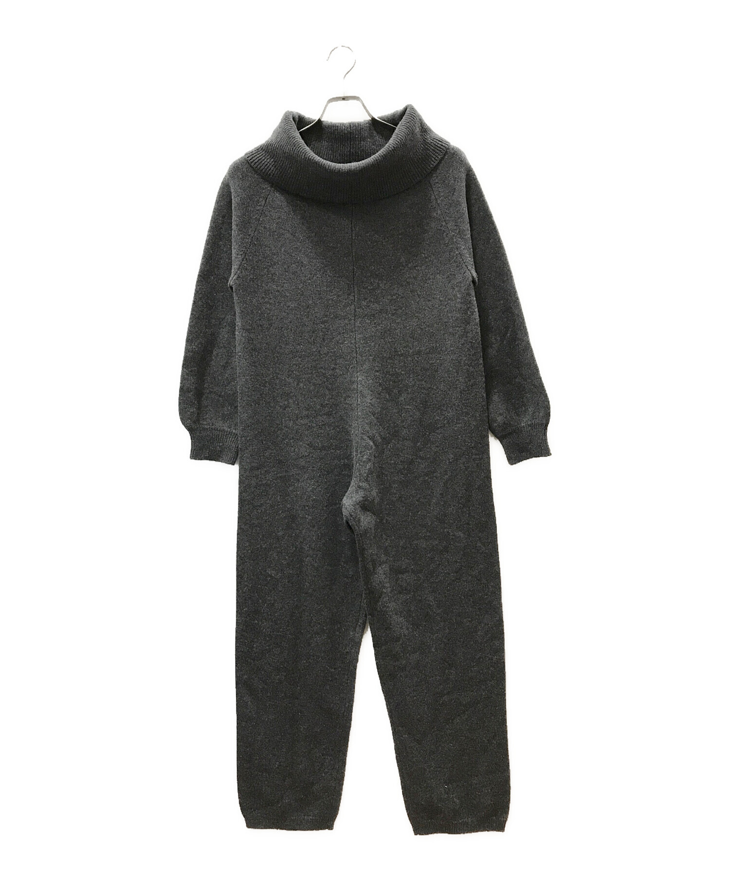 中古・古着通販】CLANE (クラネ) OFF SHOULDER KNIT ALL IN ONE グレー 