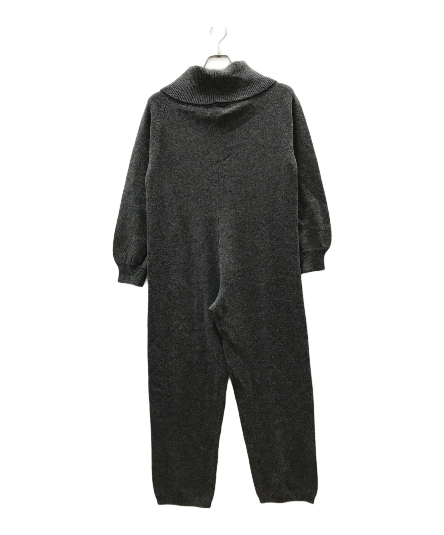 中古・古着通販】CLANE (クラネ) OFF SHOULDER KNIT ALL IN ONE グレー 