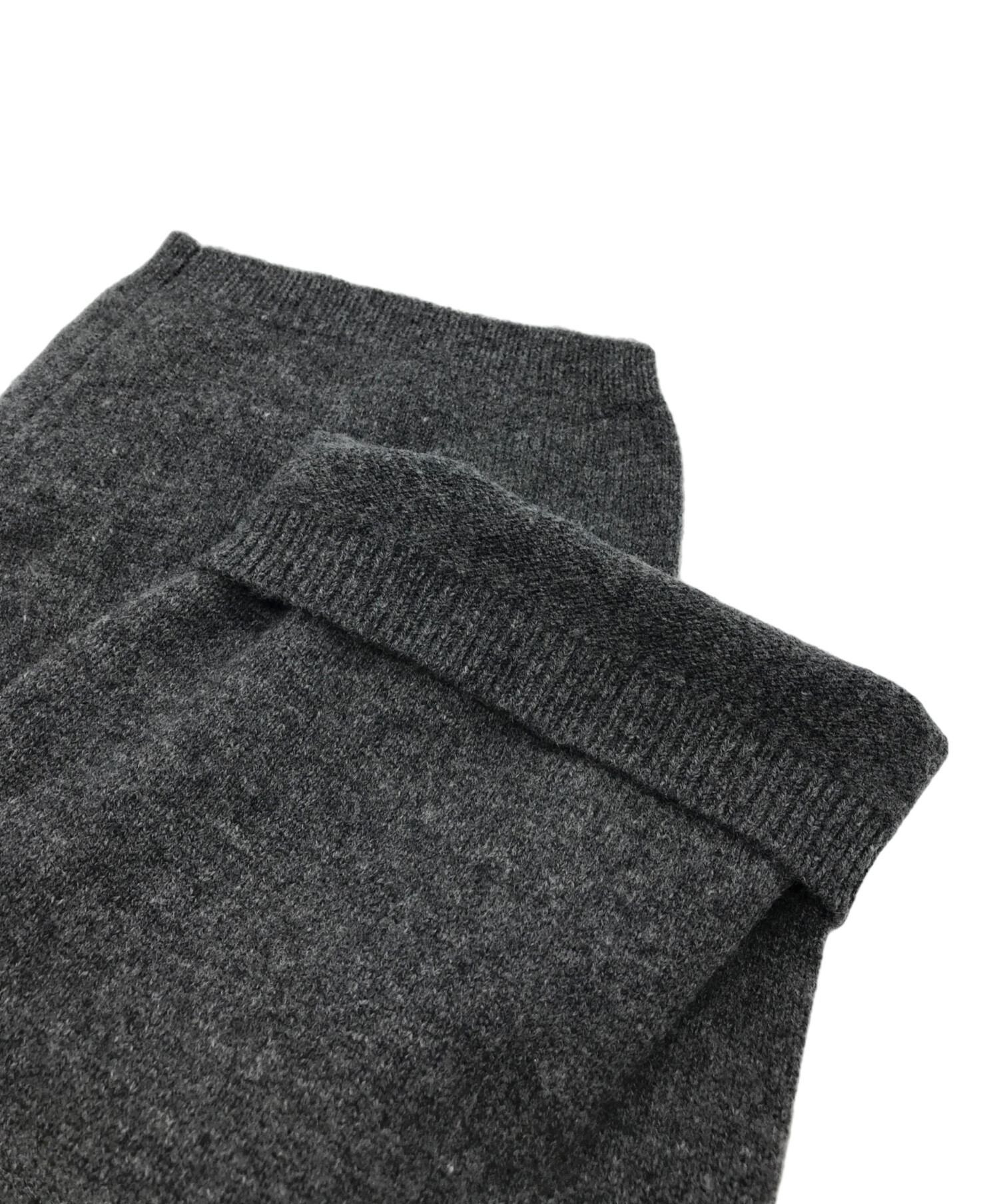 中古・古着通販】CLANE (クラネ) OFF SHOULDER KNIT ALL IN ONE グレー 
