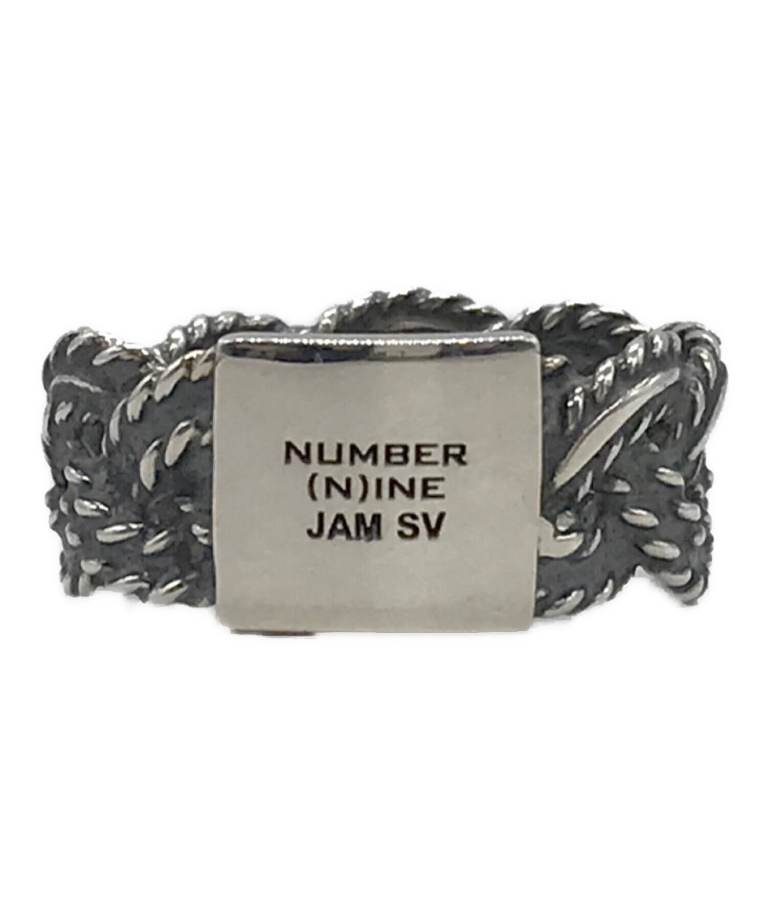 中古・古着通販】NUMBER (N)INE (ナンバーナイン) 編み込みロゴリング