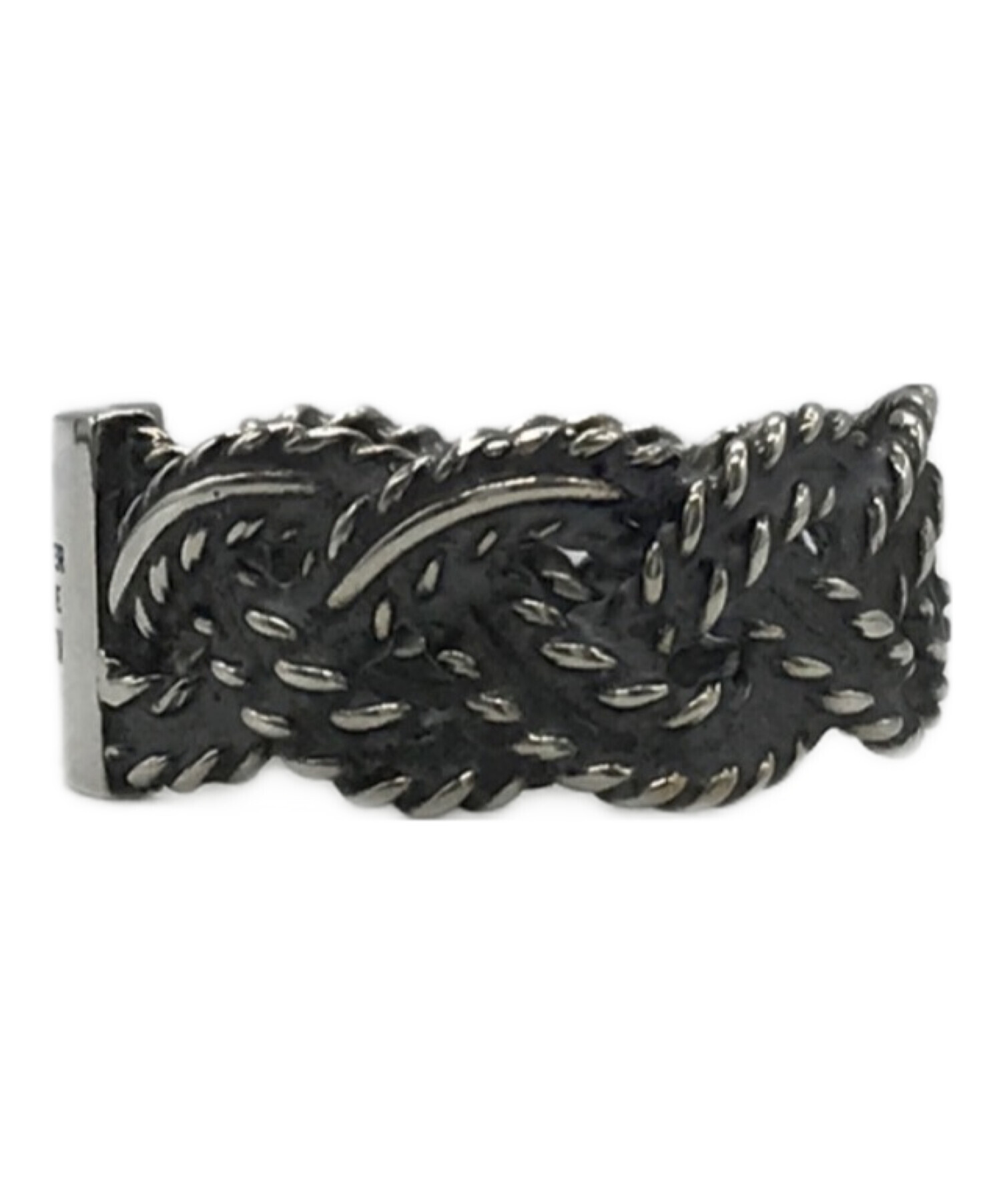 中古・古着通販】NUMBER (N)INE (ナンバーナイン) 編み込みロゴリング