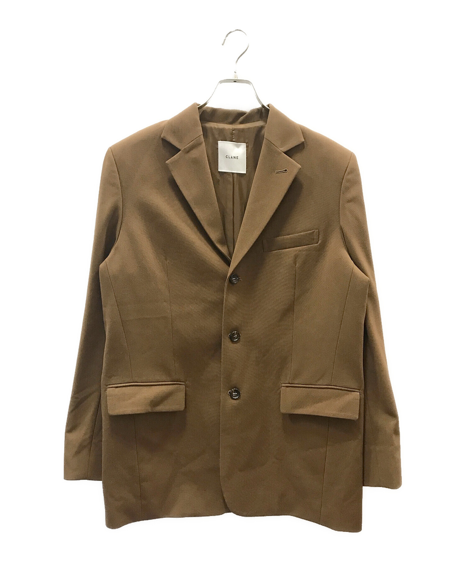 中古・古着通販】CLANE (クラネ) OVER TAILORED JACKET ブラウン 