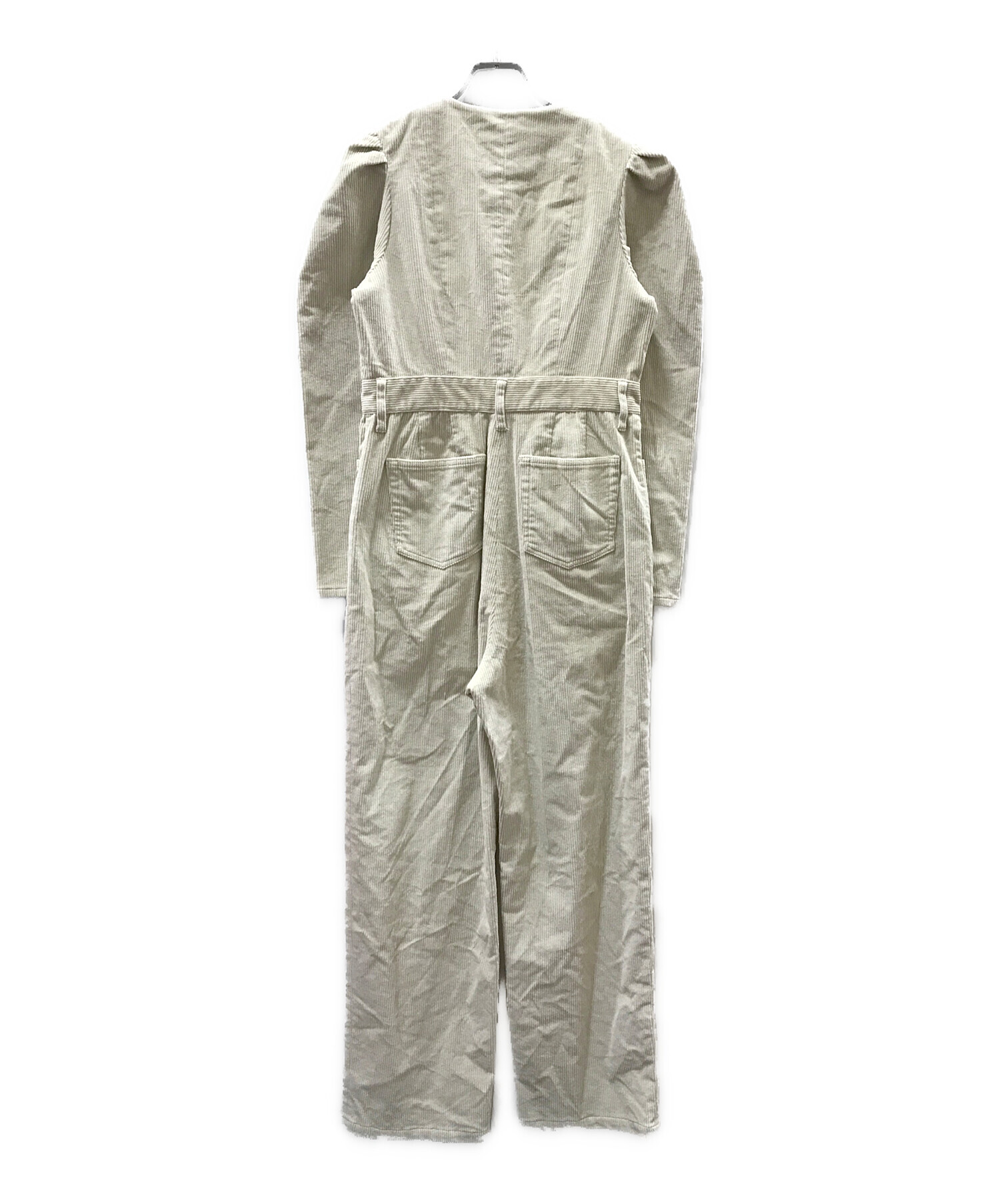 中古・古着通販】CLANE (クラネ) CORDUROY JUMPSUIT ベージュ サイズ:M