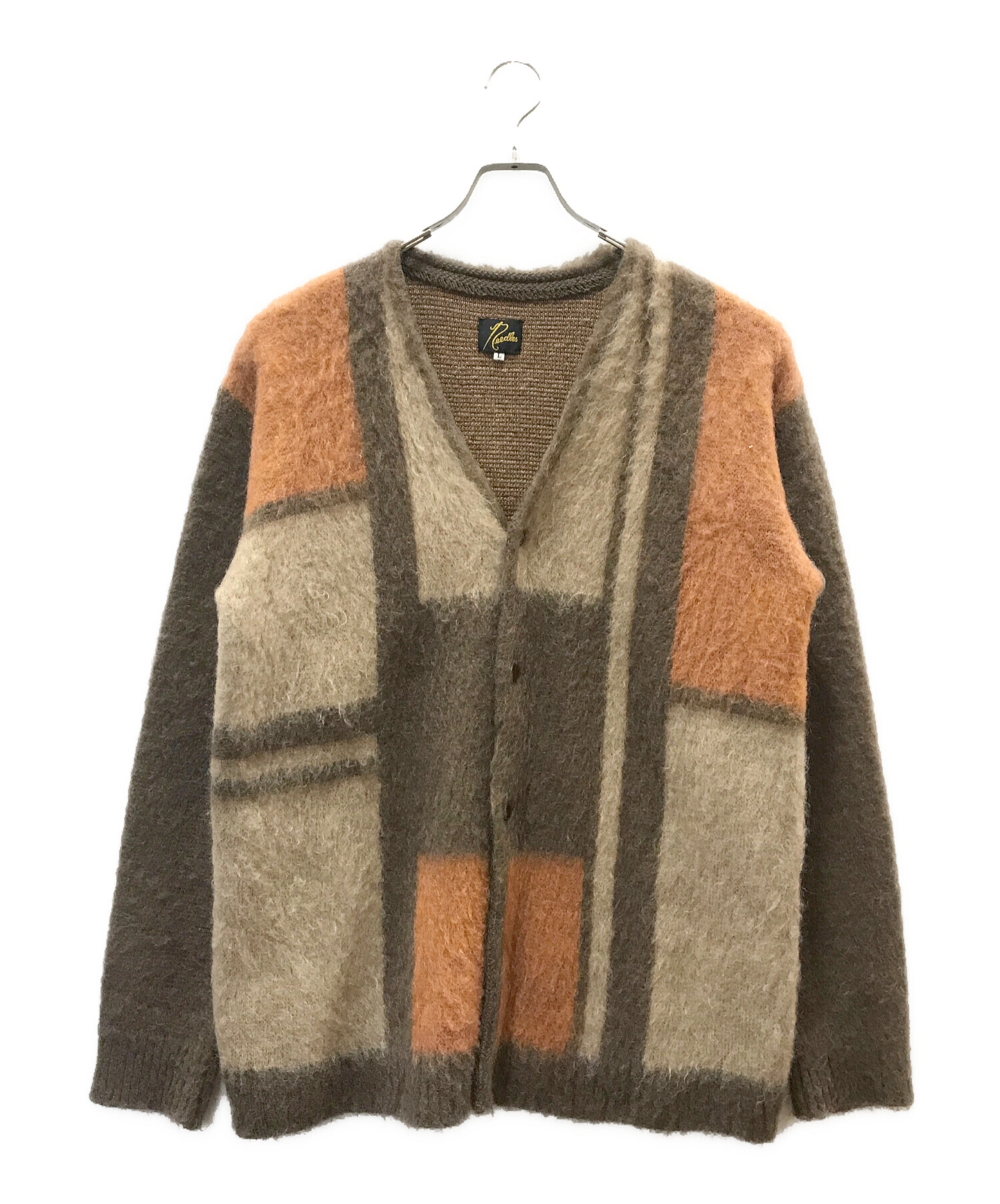 中古・古着通販】Needles (ニードルズ) 総柄モヘアカーディガン