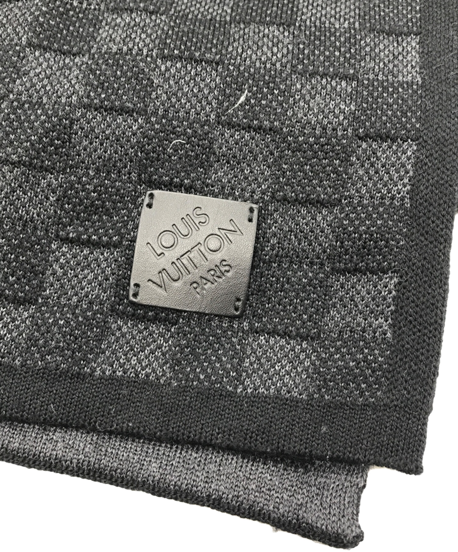 【未使用品】Louis Vuitton ブラック マフラー 中古・古着通販】LOUIS VUITTON (ルイ ヴィトン) マフラー・ネオ