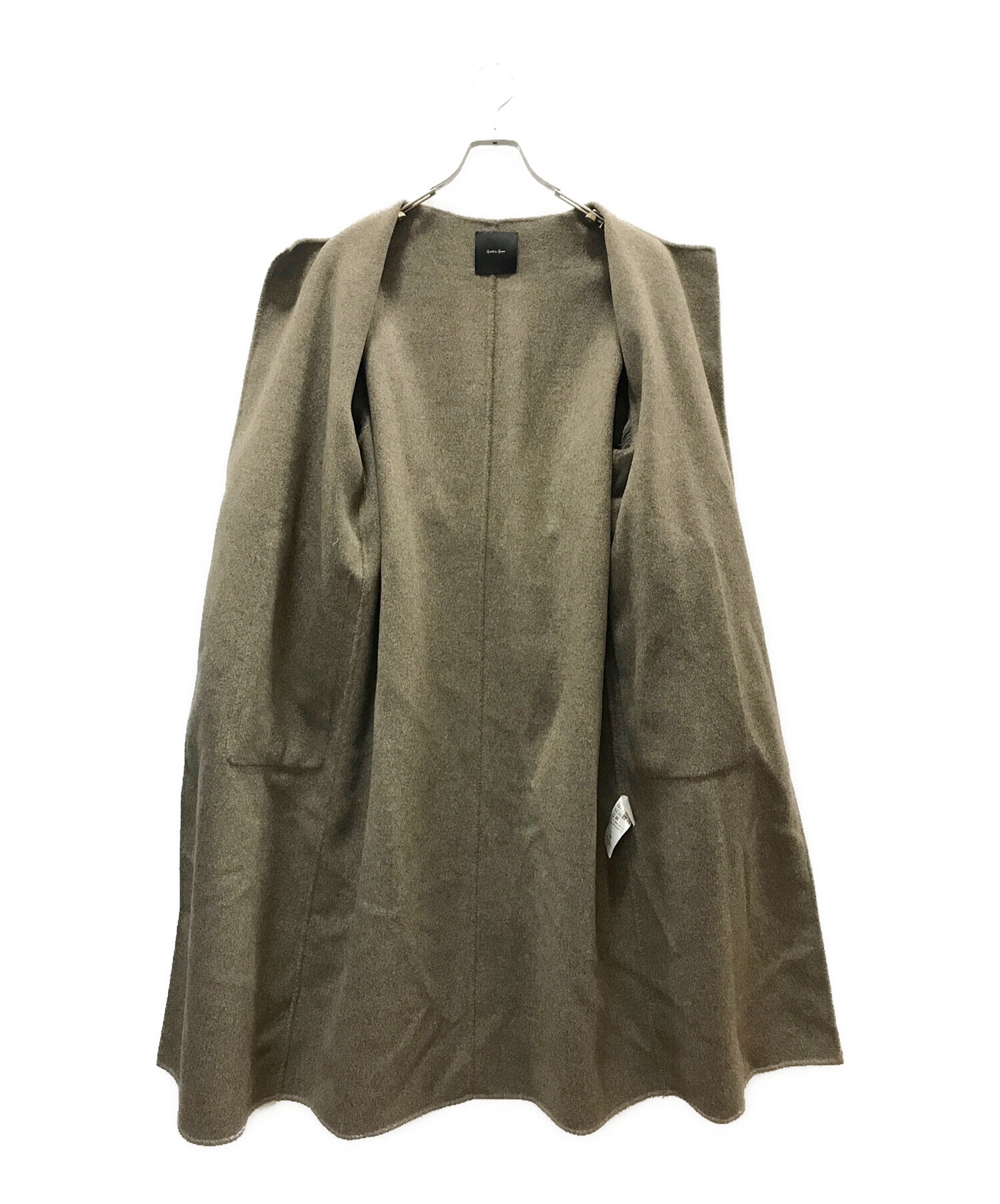spick and span ボリュームスリーブノーカラーリバーコート 【公式通販】