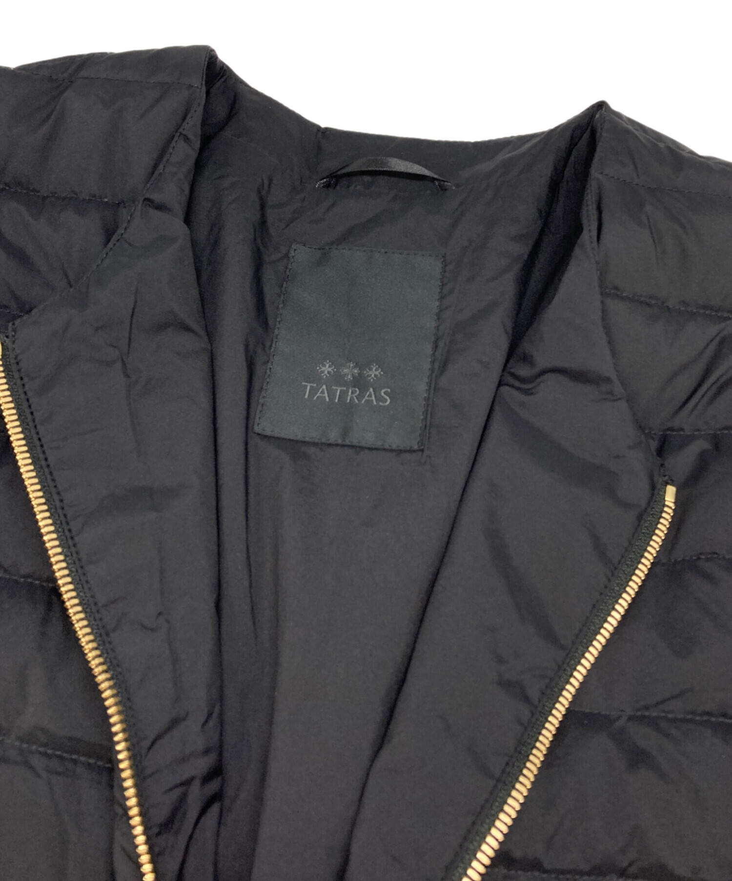 中古・古着通販】TATRAS (タトラス) NOKO ノーカラーダウンジャケット 