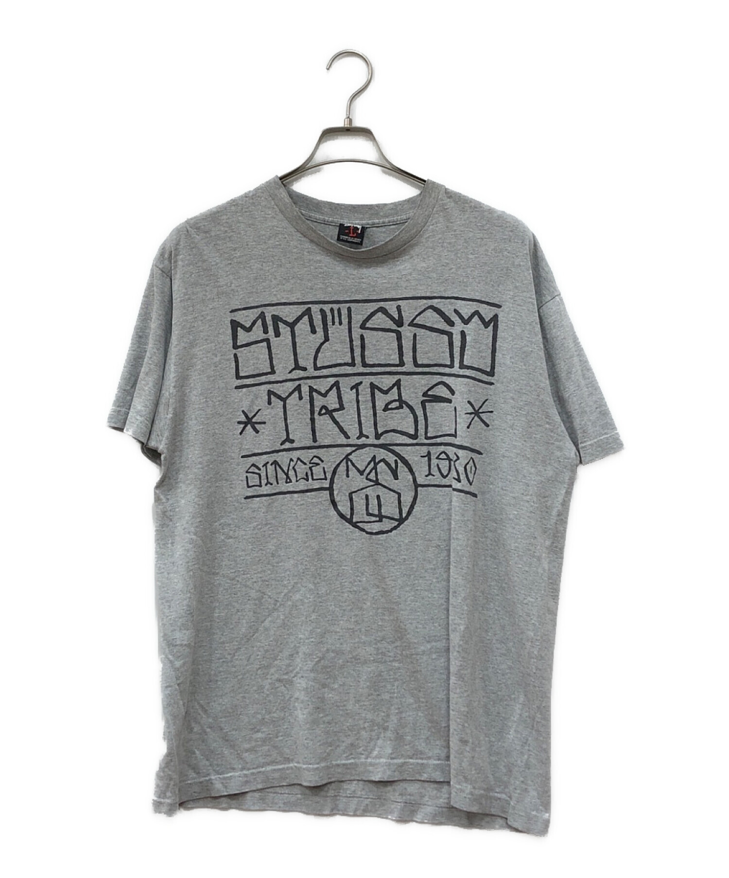 中古・古着通販】stussy (ステューシー) プリントTシャツ グレー