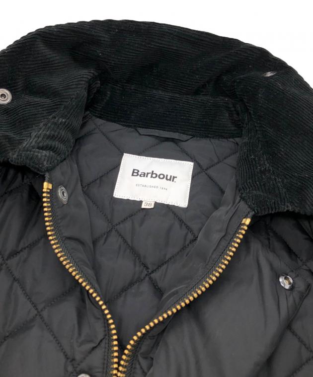 Barbour NEW BURGHLEY QUILTキルティングコート 38 中古・古着通販】Barbour (バブアー) BURGHLEY QUILT NYLON カーキ