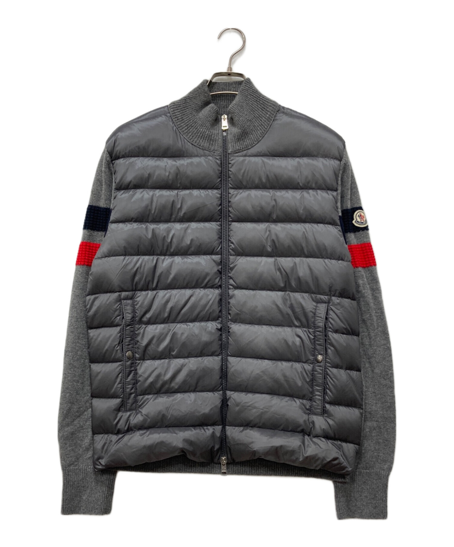 中古・古着通販】MONCLER (モンクレール) CARDIGAN TRICOT グレー 