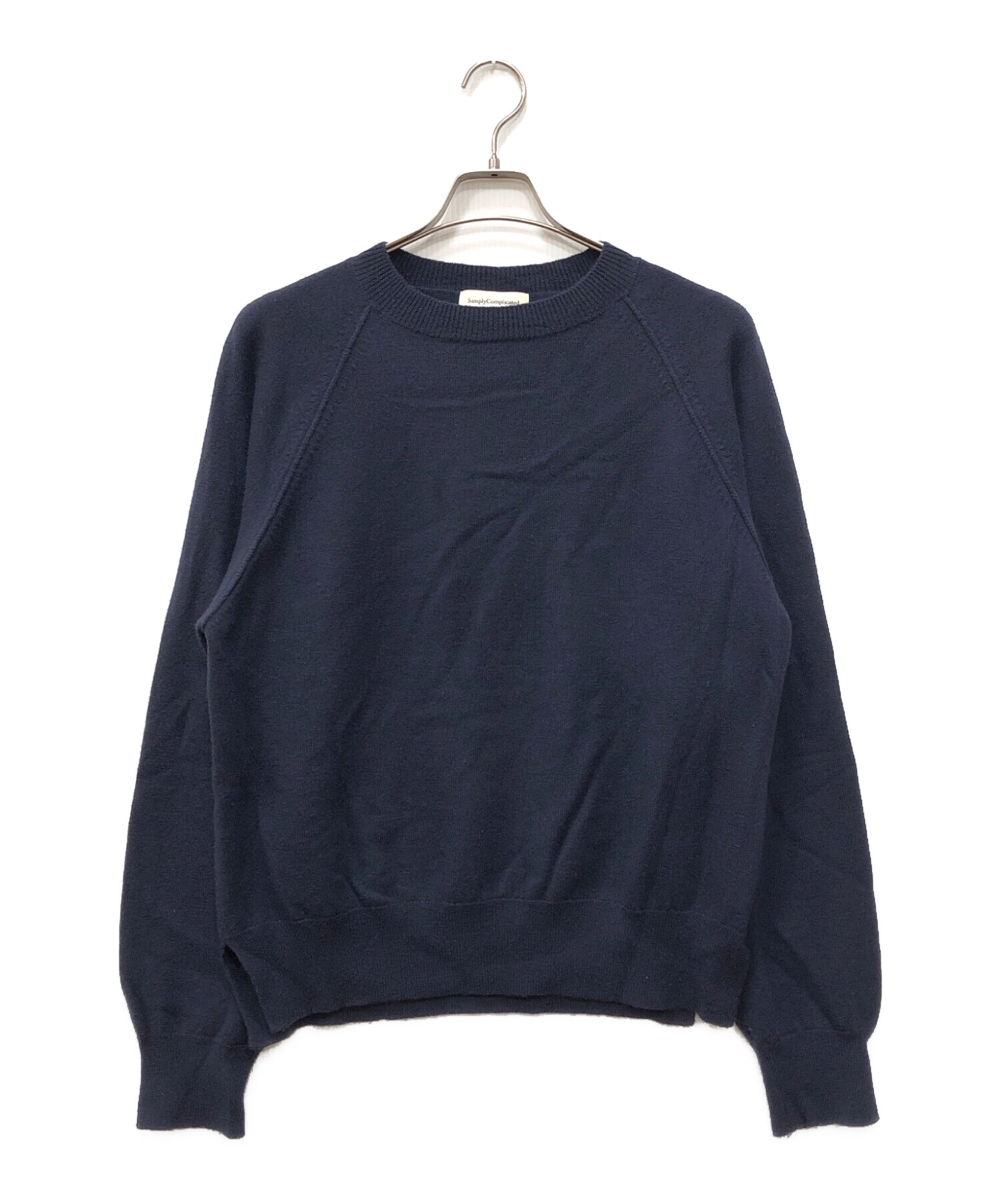 simply complicated WEEKDAY SWEATER NAVY 【公式通販】