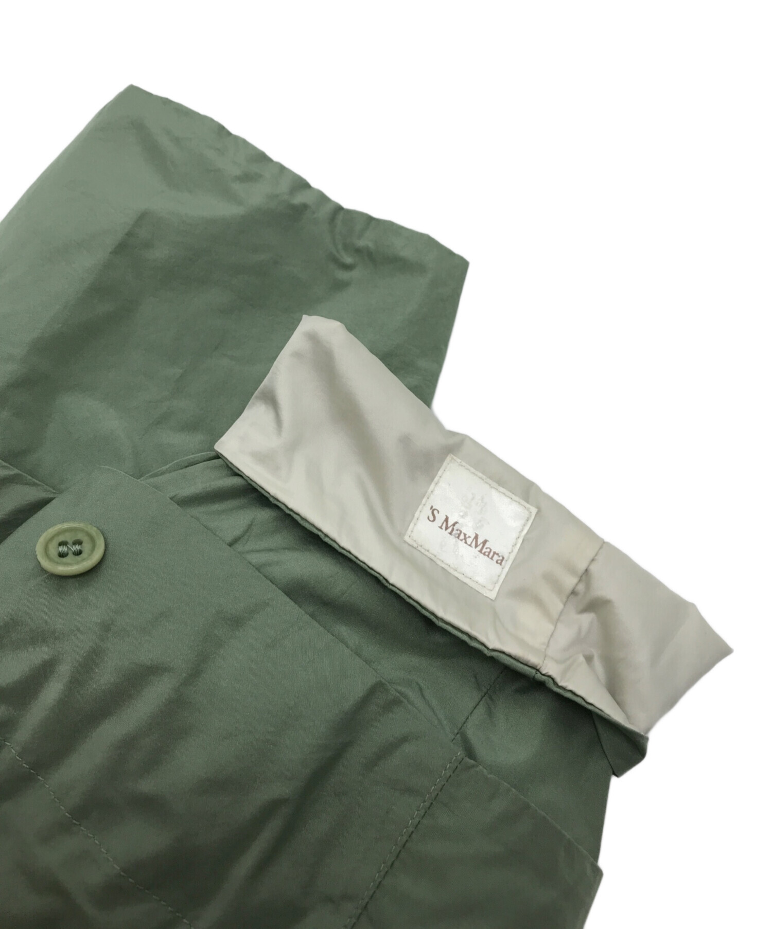 'S Max Mara エス　マックス　マーラ ブラウス S 緑 【古着】【中古】【送料無料】 中古・古着通販】'S Max Mara (エスマックスマーラ) 総柄ブラウス