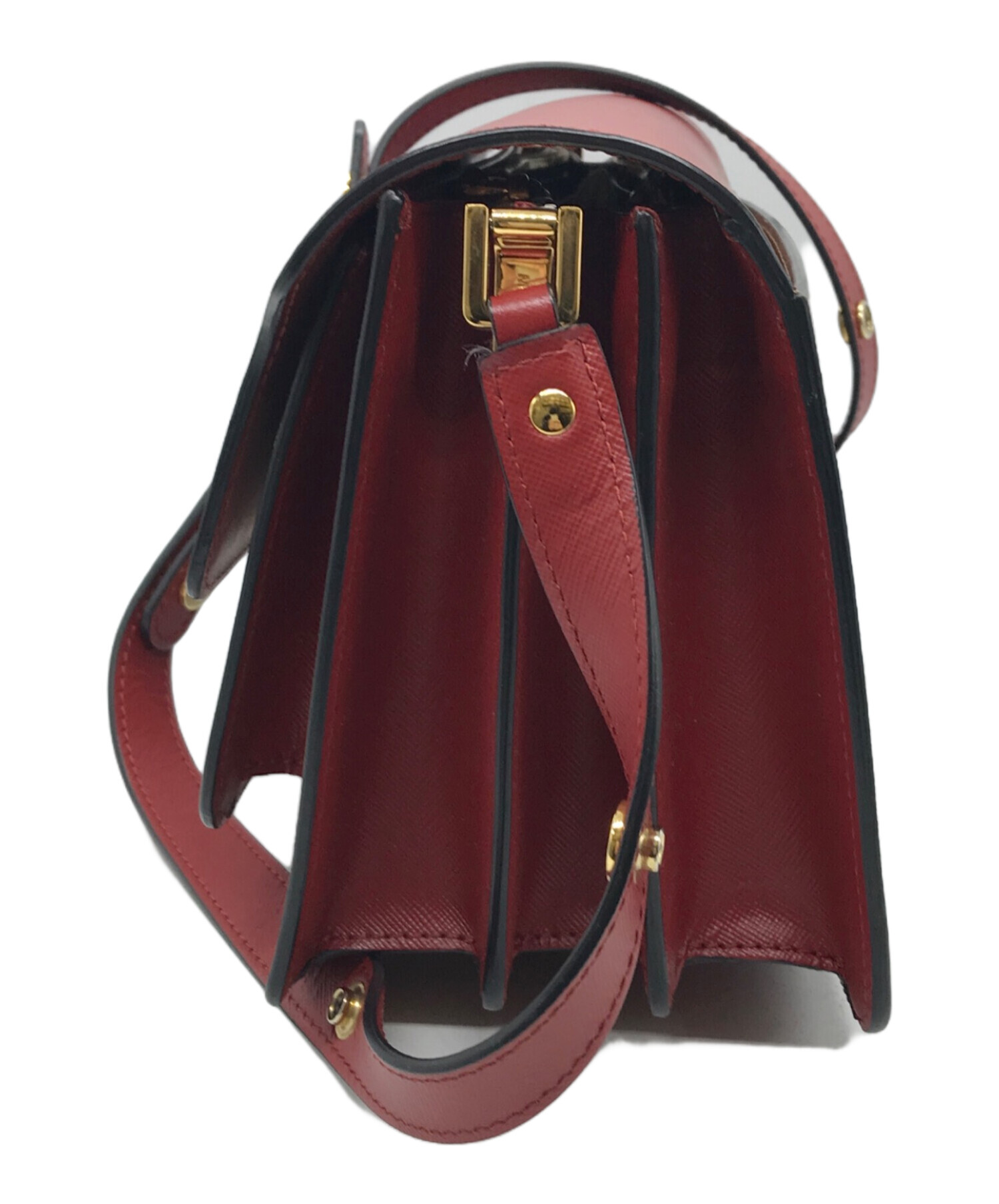 中古・古着通販】MARNI (マルニ) トランクバッグ レッド サイズ:下記 