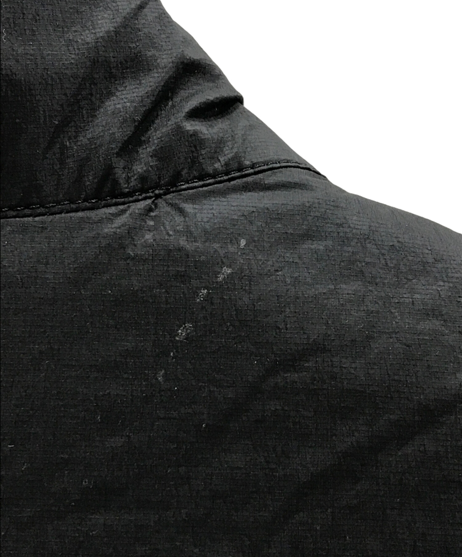中古・古着通販】YOKE (ヨーク) PADDED NYLON PULLOVER VEST ブラック 