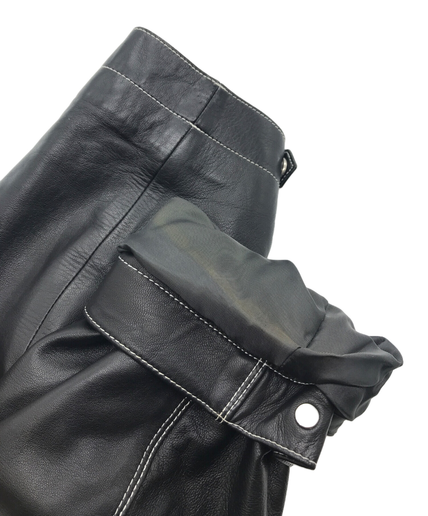 超希少】 Papas パパス アウター ジャケット ラムレザー 革 パパス 