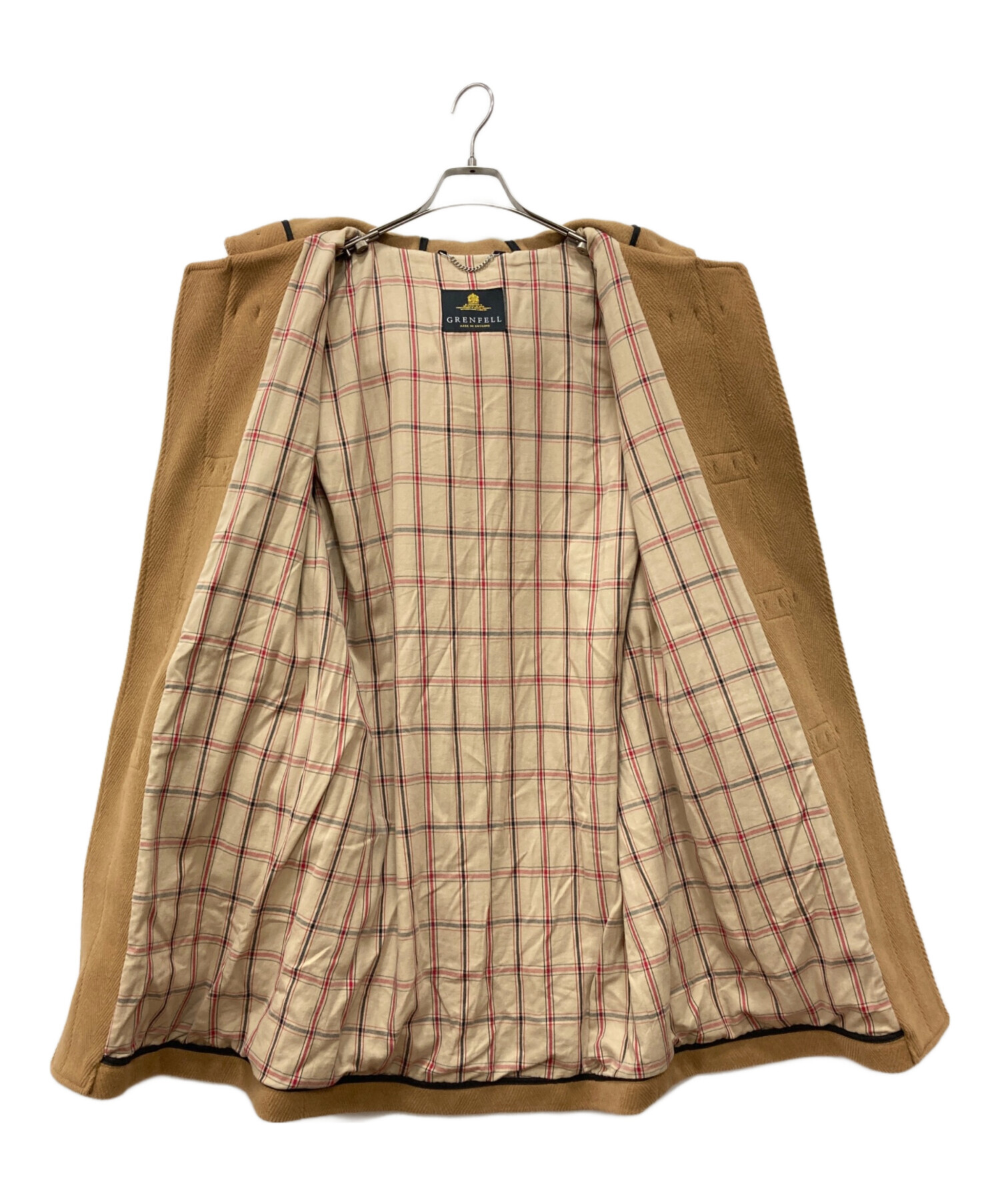 中古・古着通販】GRENFELL (グレンフェル) ヘリンボーンロングダッフル 