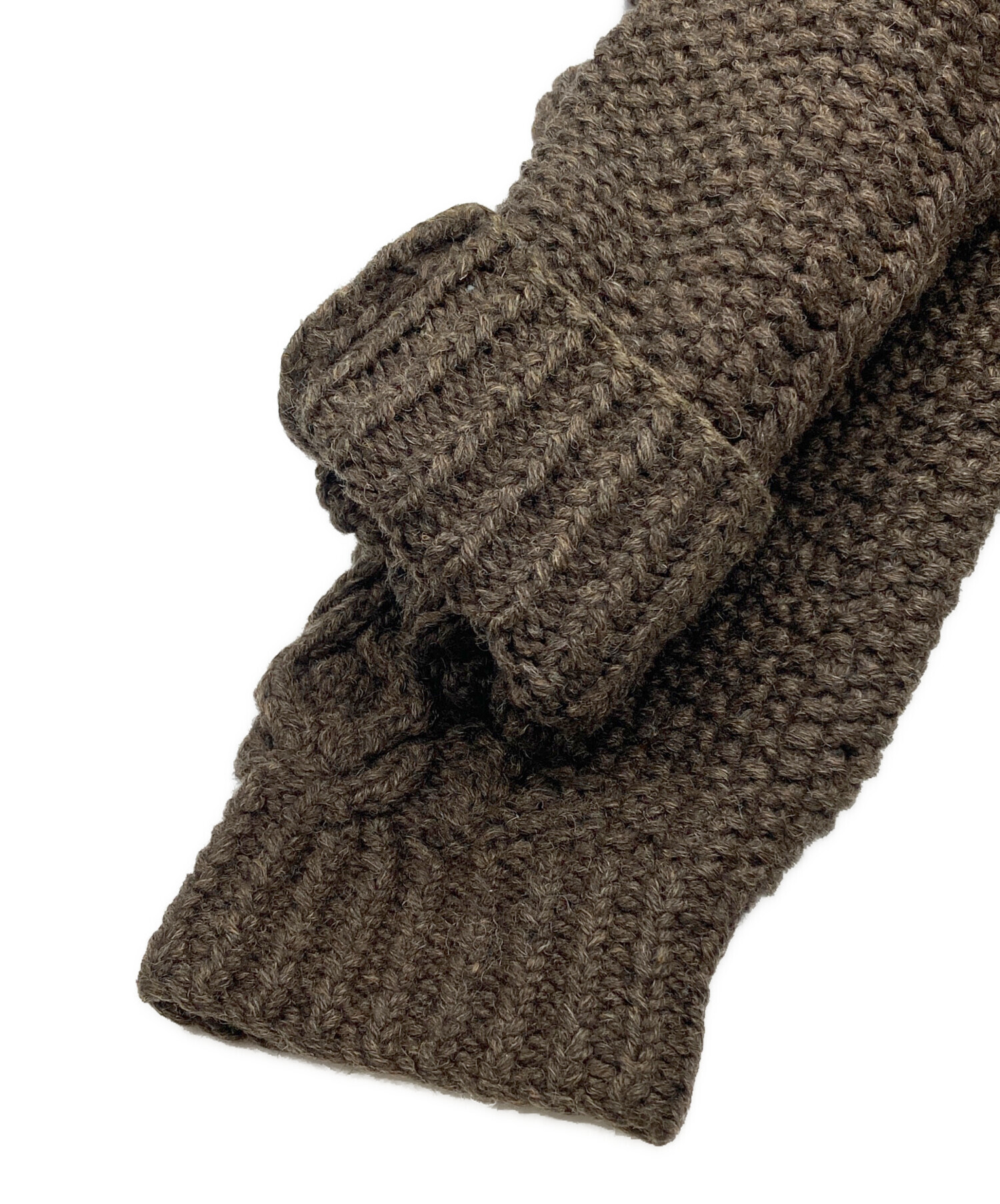 INVERALLAN インバーアラン　カウチンニット　未使用　00's グレー 中古・古着通販】INVERALLAN (インバーアラン) 襟付カウチンニット