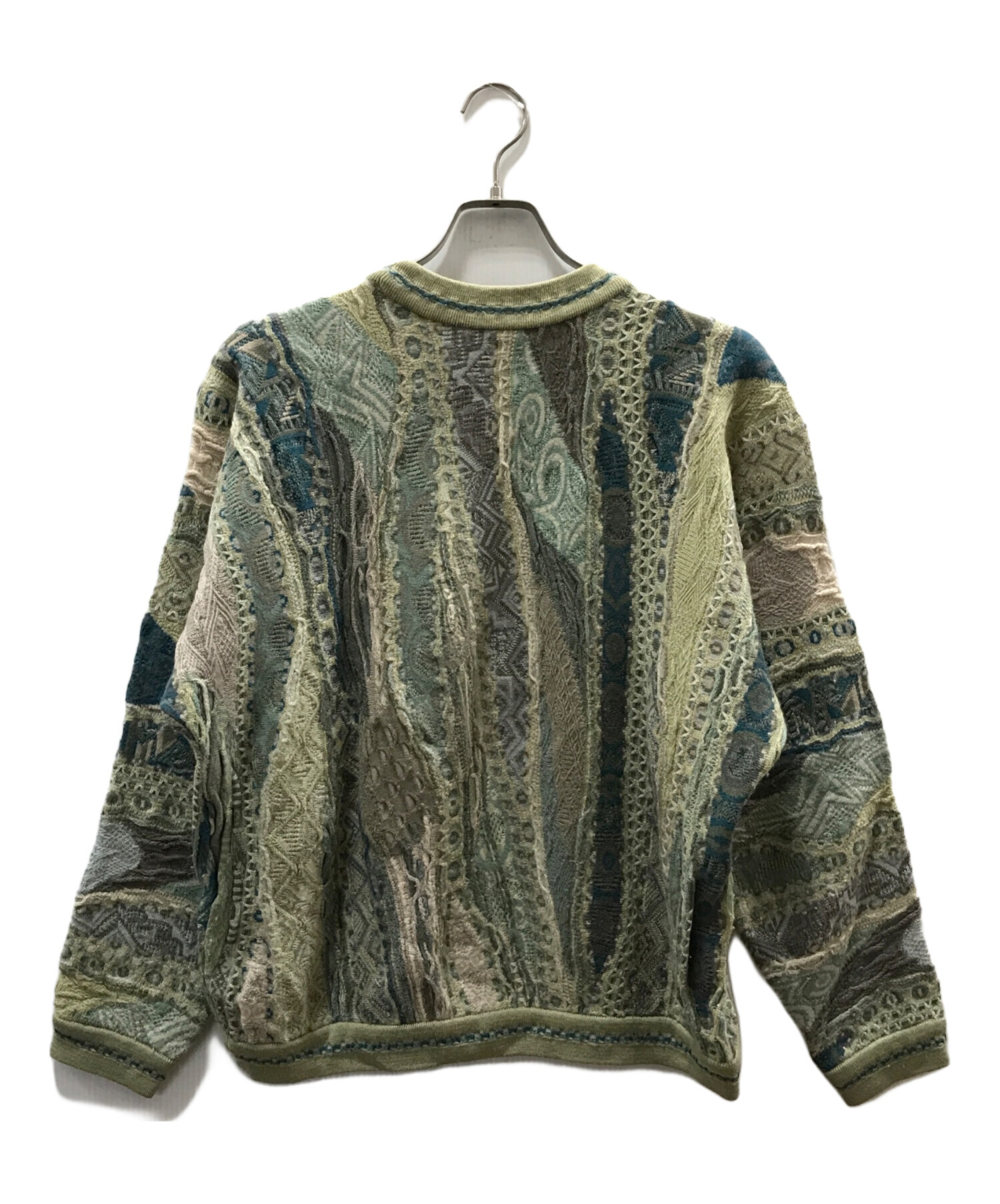 中古・古着通販】COOGI (クージー) 3Dニット ベージュ サイズ:S 