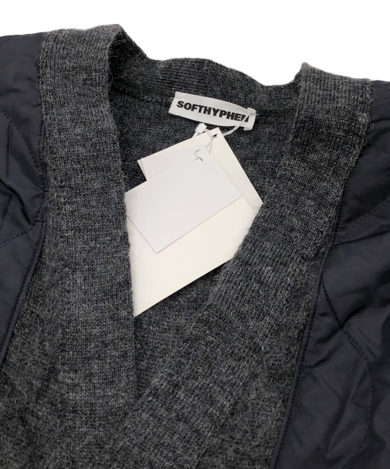 中古・古着通販】SOFTHYPHEN (ソフトハイフン) Quilting Mix Mohair