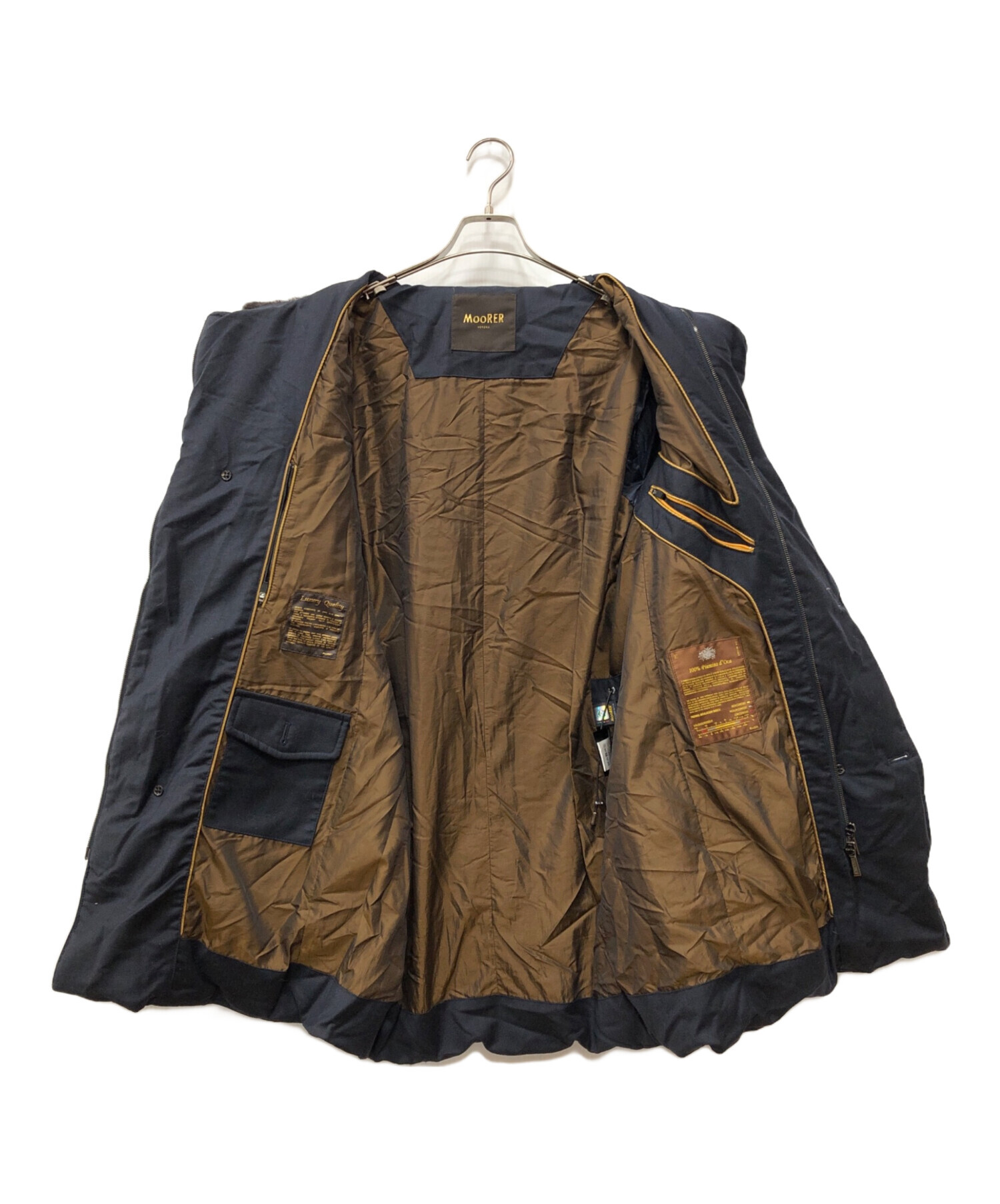 MOORER MORRIS ネイビー 50 MOORER ムーレー MORRIS-KM2 ダブル
