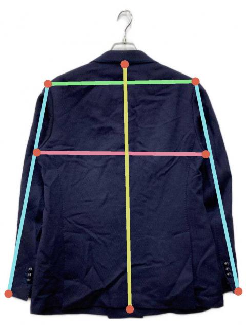 中古・古着通販】THE GIGI (ザ・ジジ) テーラードジャケット ネイビー