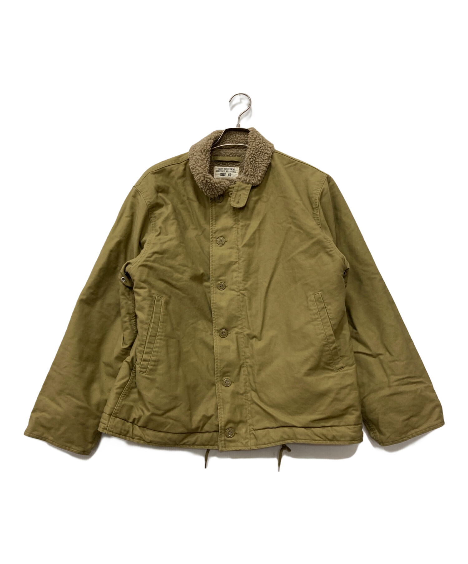 中古・古着通販】WAIPER (ワイパー) N-1デッキジャケット ベージュ