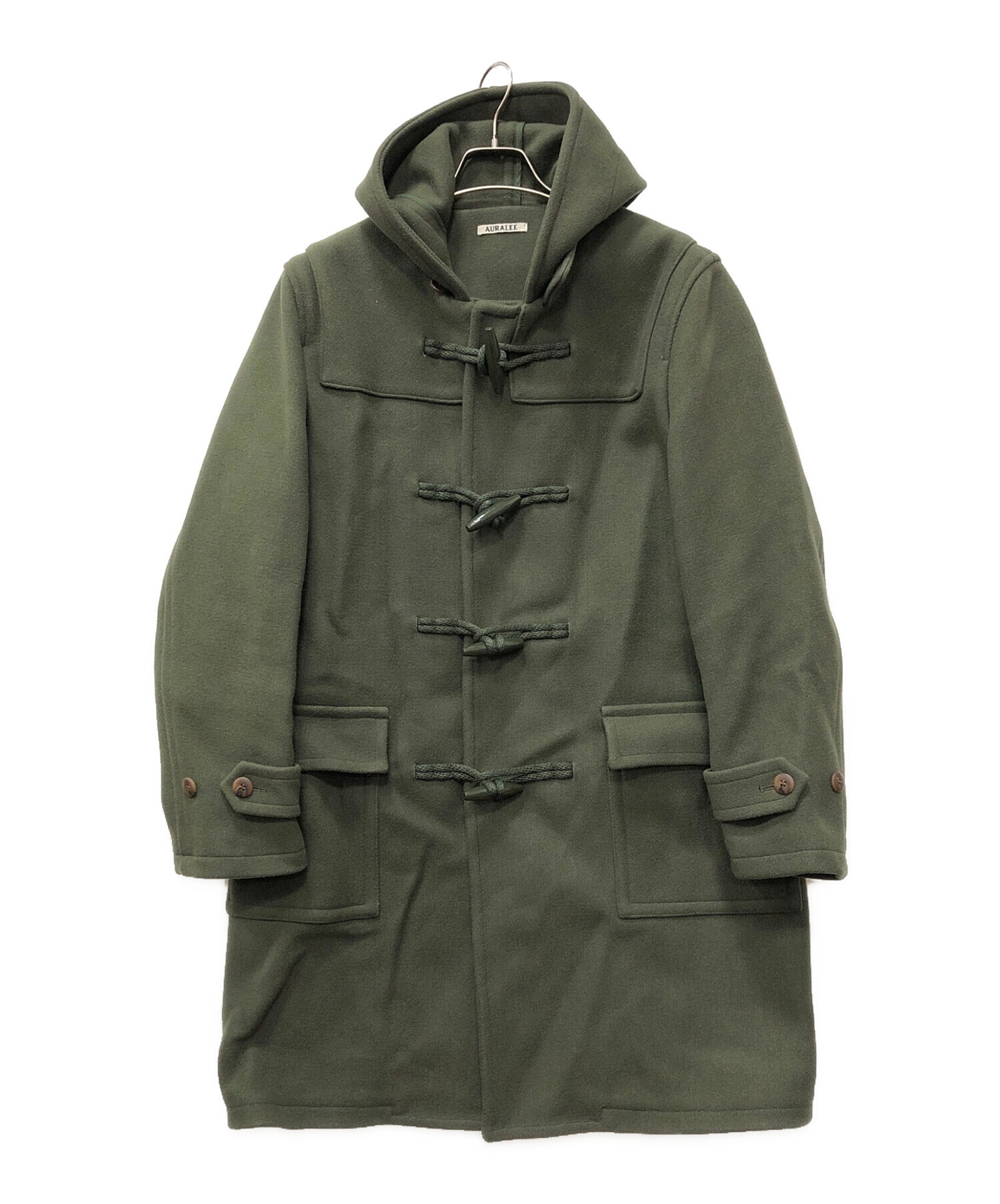 AURALEE オーラリー HEAVY MELTON DUFFLE COAT 中古・古着通販】AURALEE (オーラリー) HEAVY MELTON DUFFLE COAT
