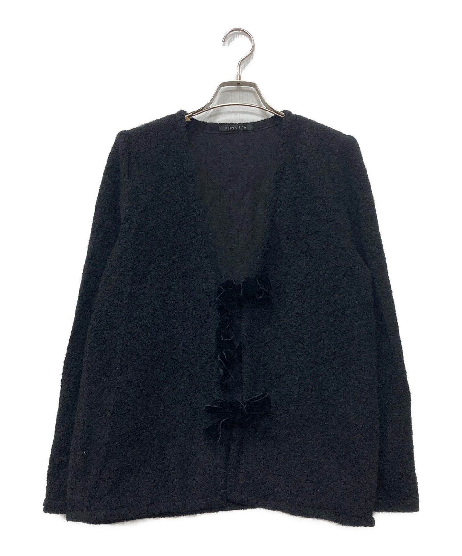 中古・古着通販】KEINA RITA (ケイナ リタ) リボンニットジャケット