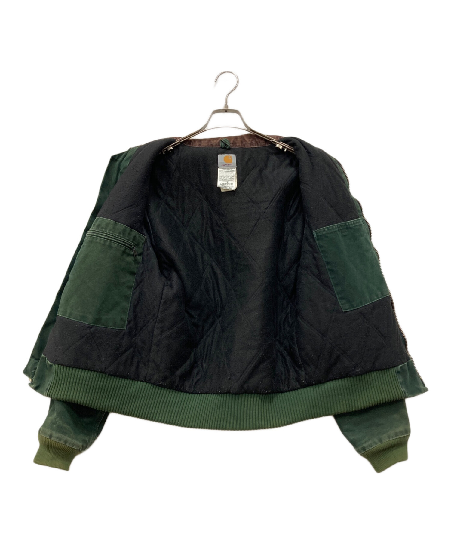 超希少 Carhartt サンタフェジャケット J14MOS モスグリーン　古着 希少 カーハート サンタフェジャケット Sサイズ J14MOS モスグリーン