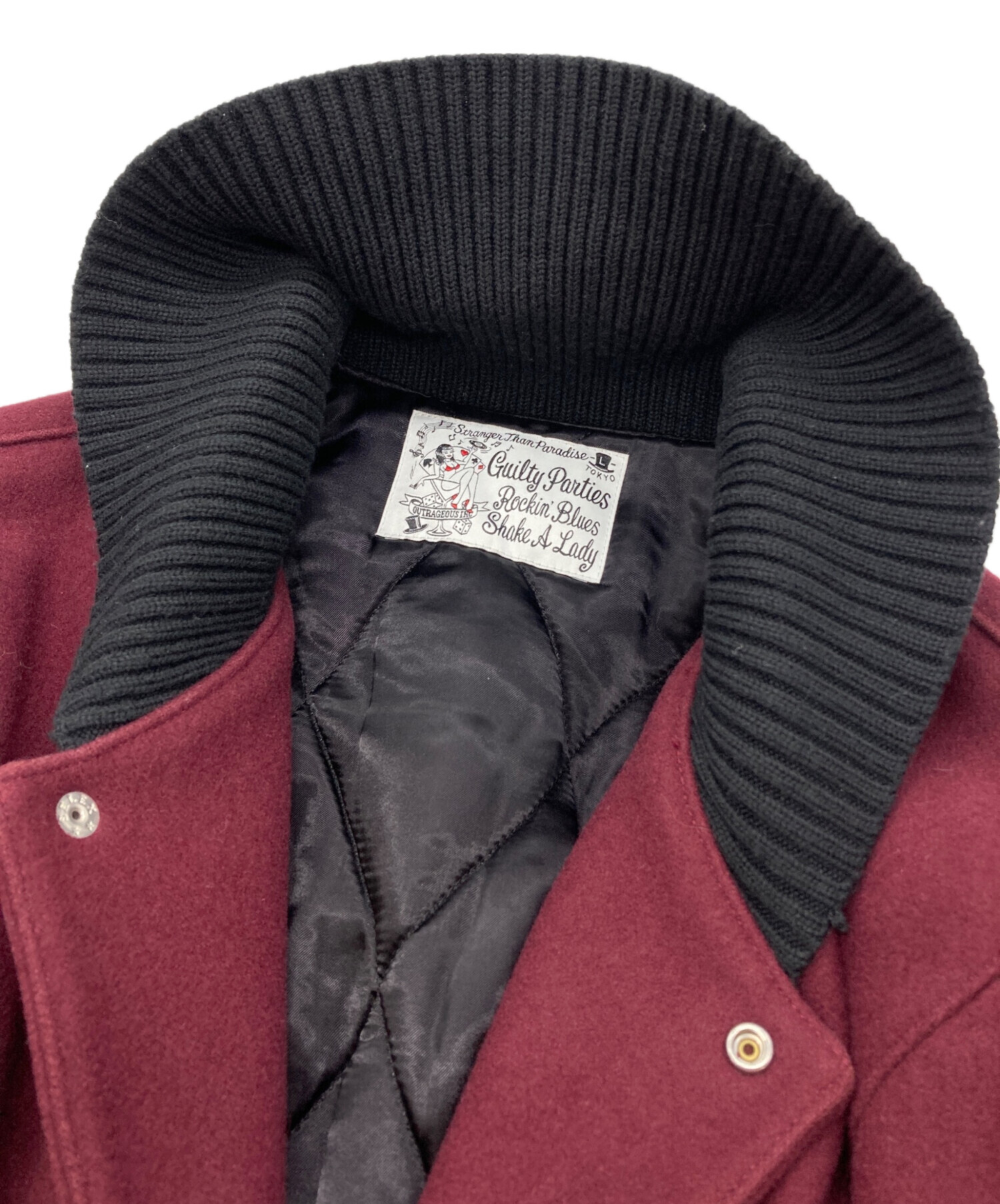 中古・古着通販】WACKO MARIA (ワコマリア) スタジャン ボルドー