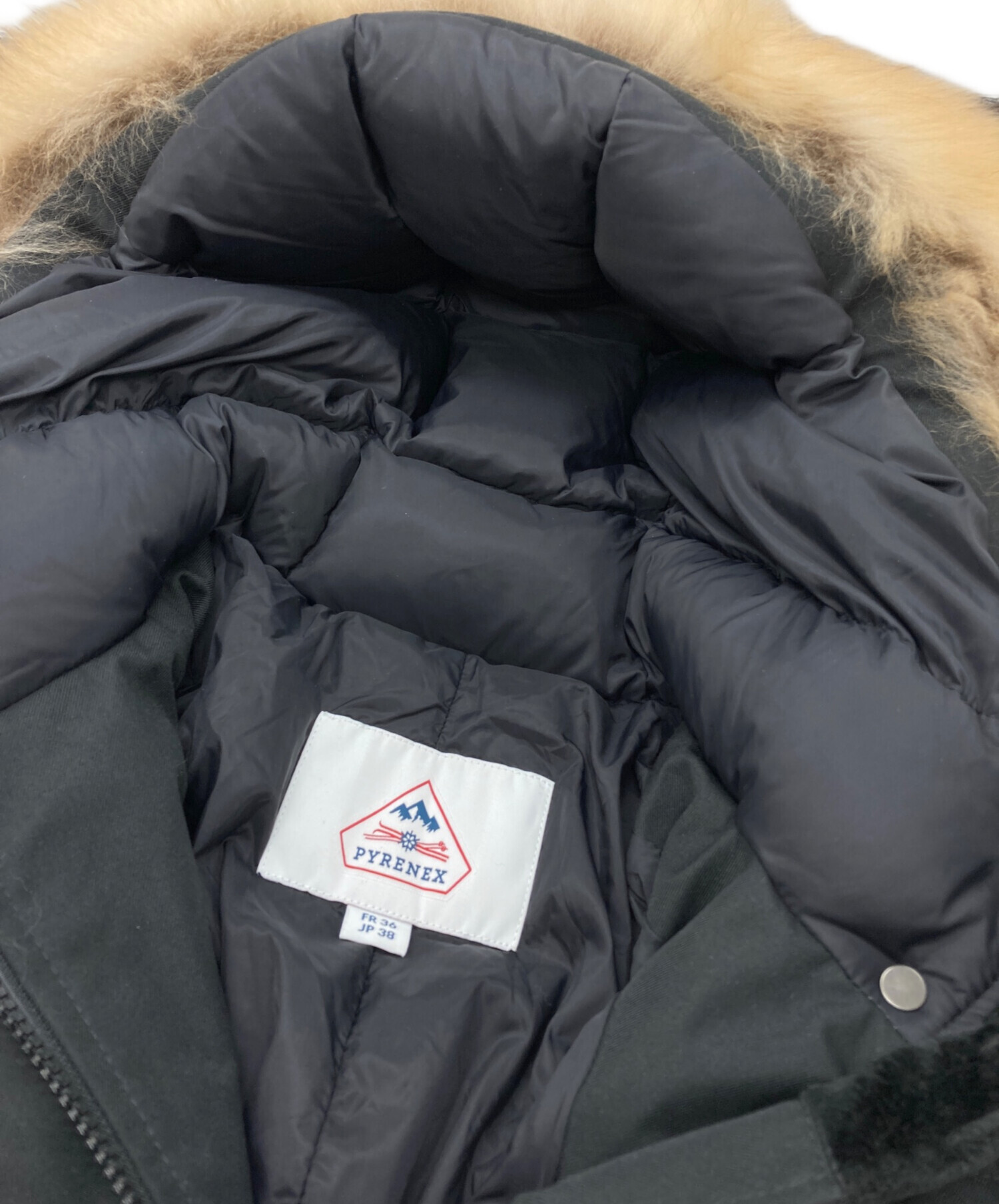 中古・古着通販】Pyrenex (ピレネックス) ダウンコート ブラック 