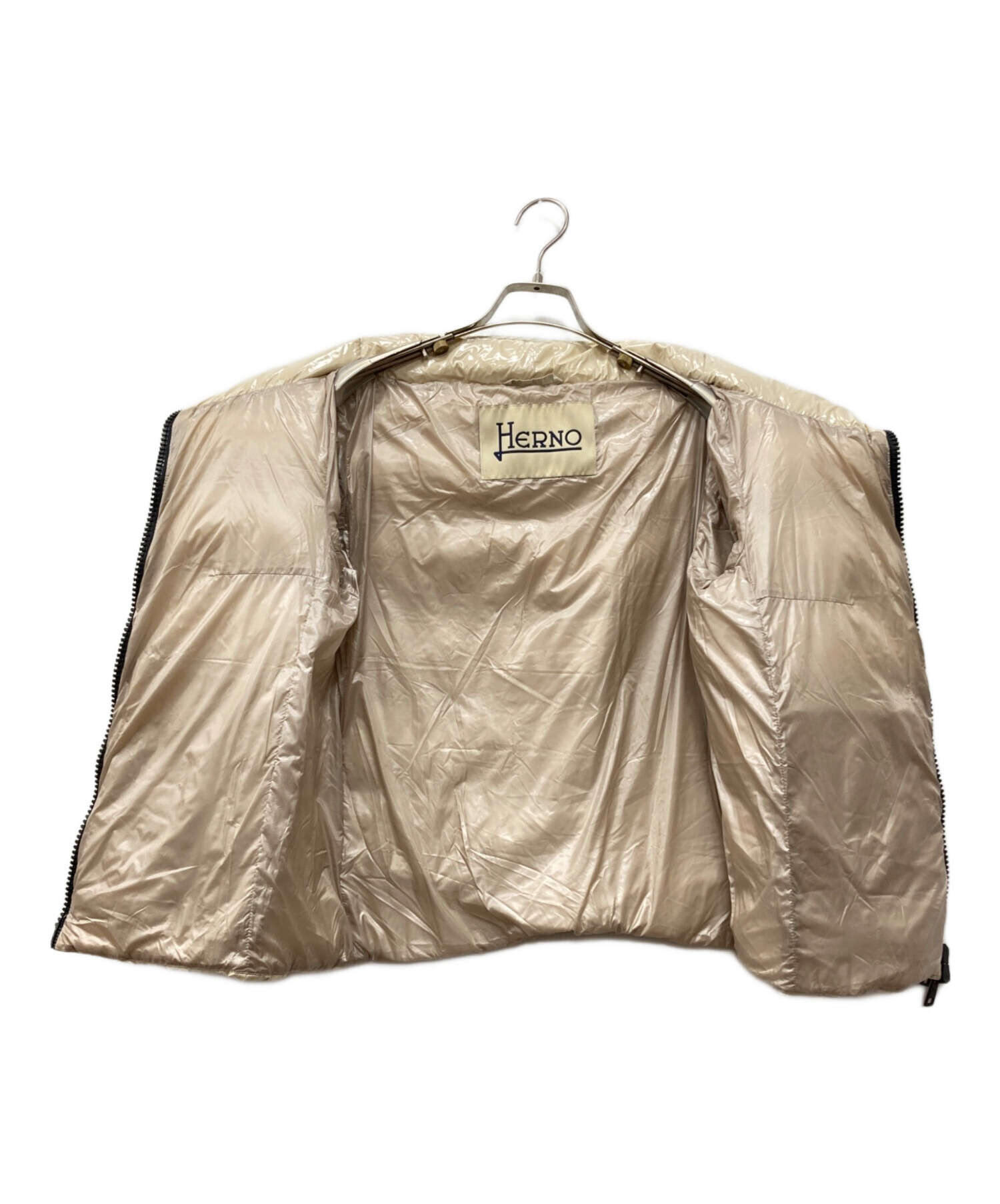 中古・古着通販】HERNO (ヘルノ) ダウンジャケット ベージュ サイズ:42