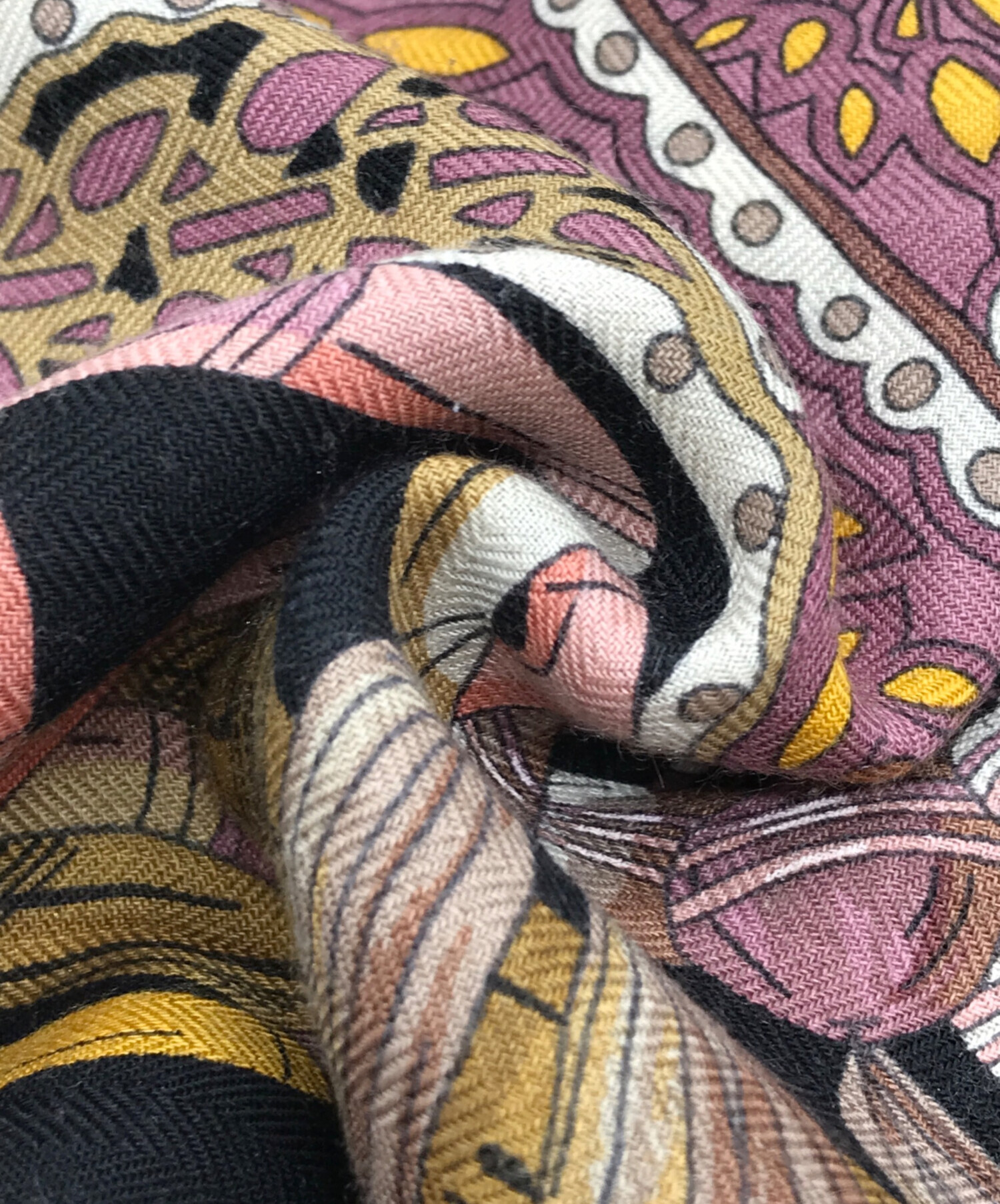 HERMES エルメス　シルク、カシミア　ストール 楽天市場】エルメス ストール バイアスH カシミヤ シルク