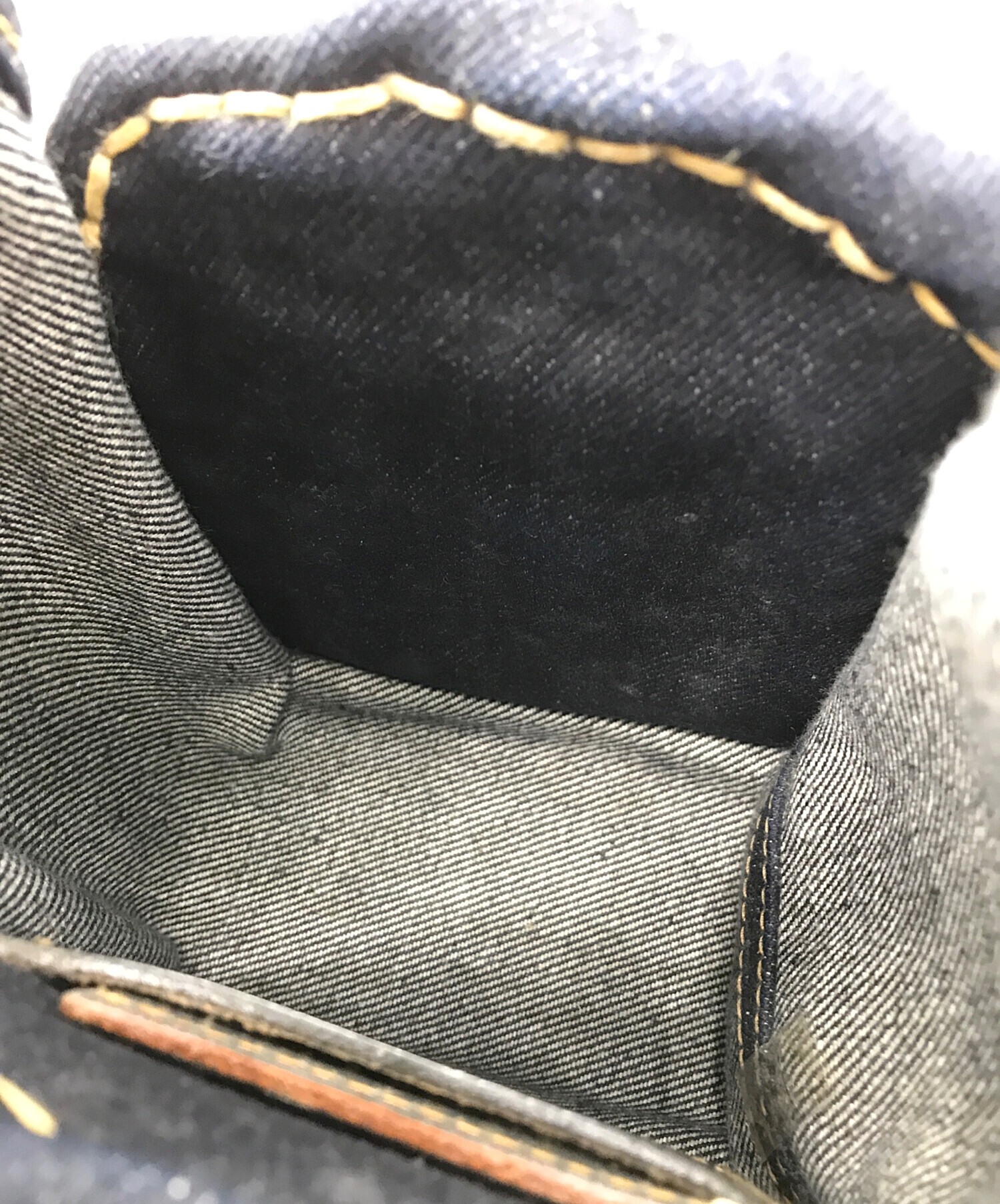 中古・古着通販】ebagos (エバゴス) Eワッペン デニムカゴバッグ 