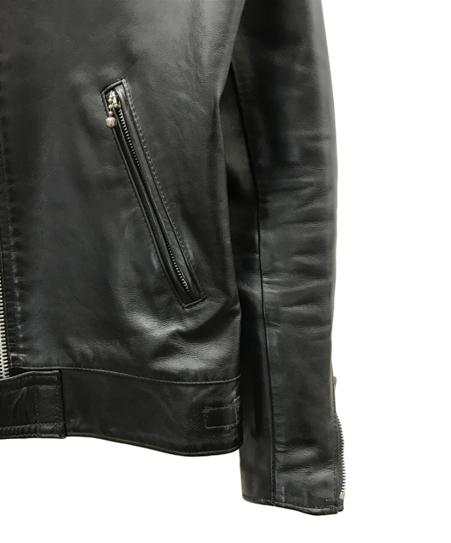 中古・古着通販】666 (666) シングルライダースレザージャケット